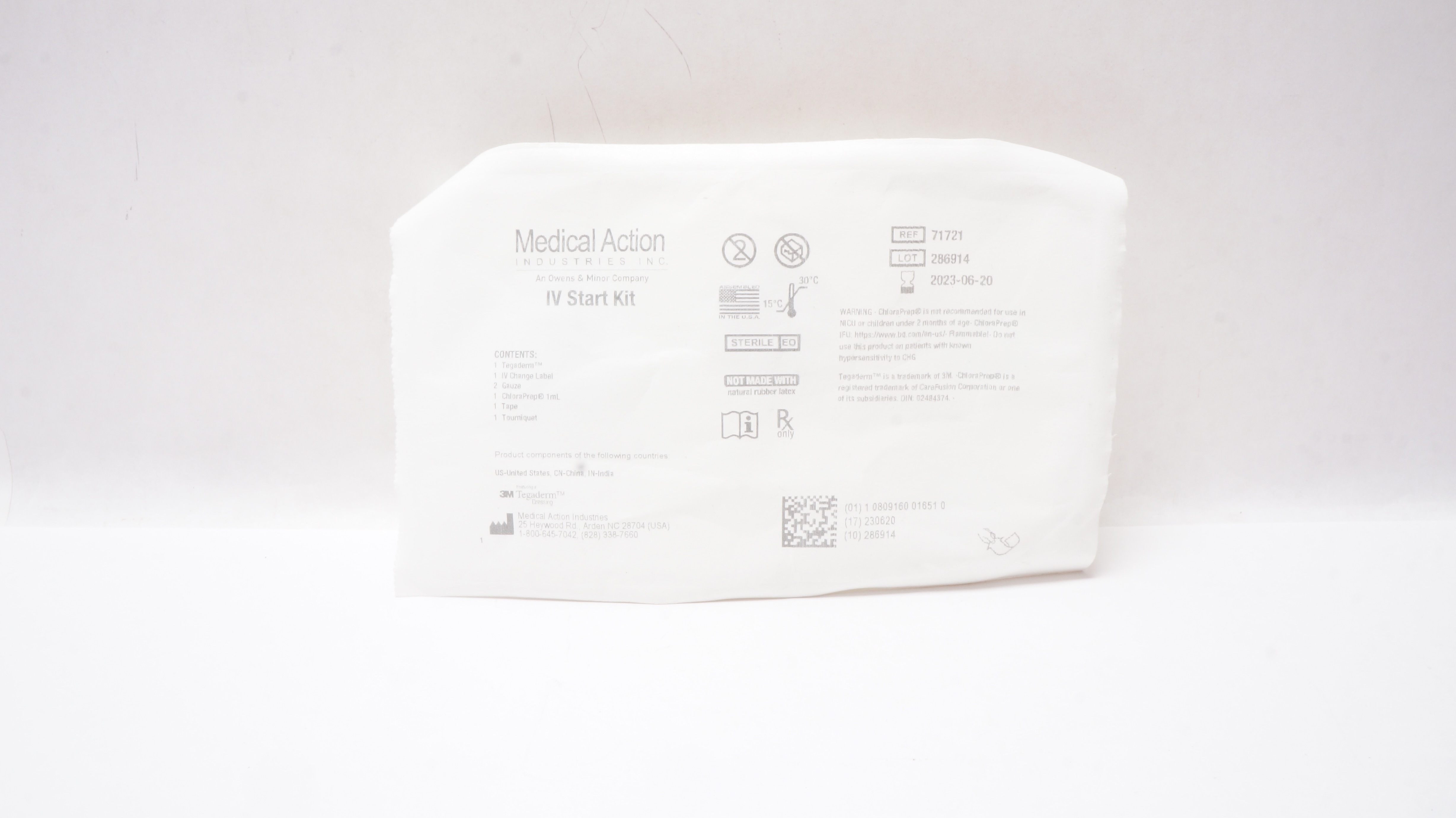 Medical Action Industries 71721 3M Tegaderm IV Start Kit (x)