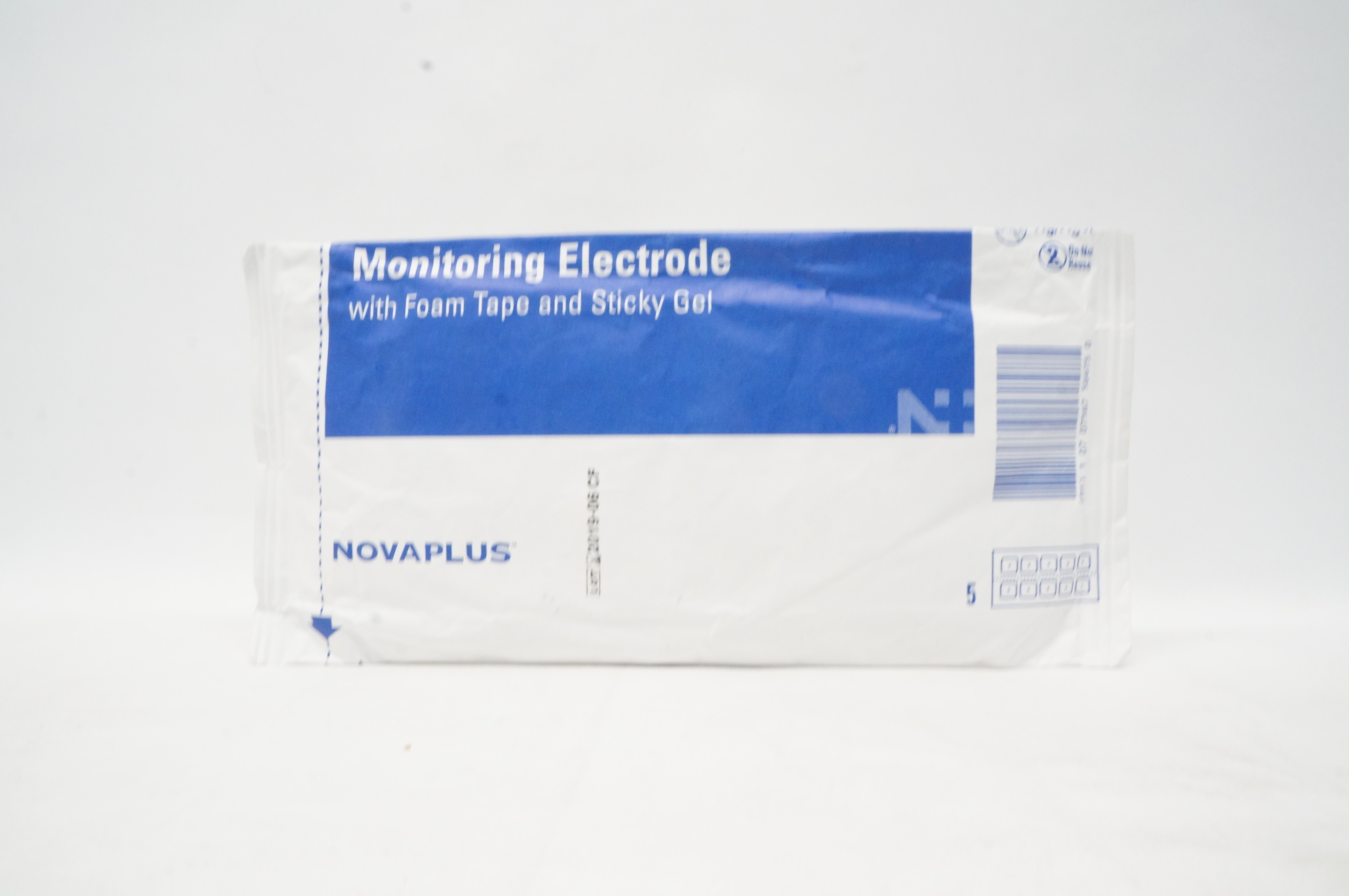 Novaplus V2560 Monitoring Electrode with Foam Tape and Sticky Gel (x)