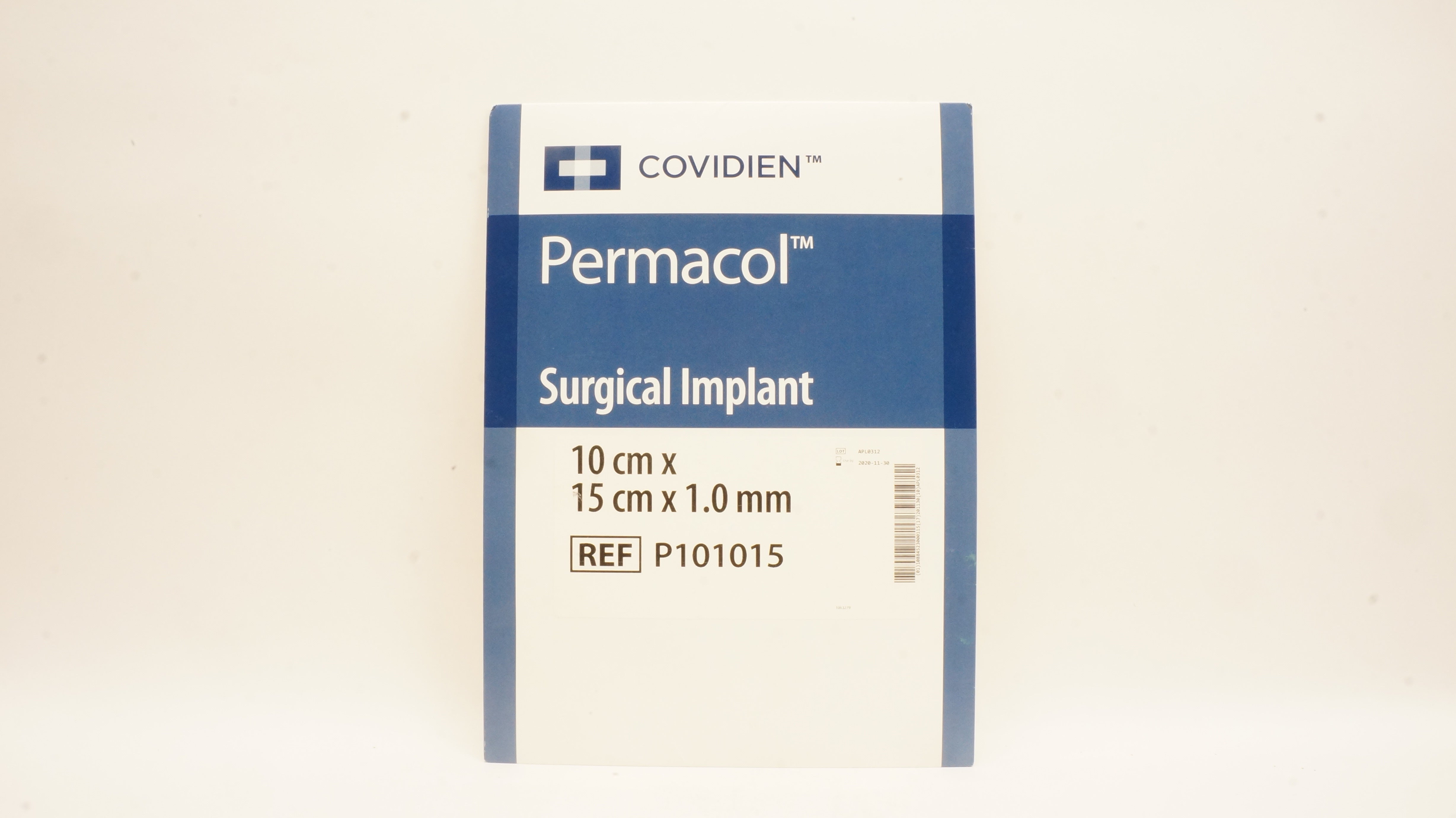 Covidien P101015 Permacol Surgical Implant 10cm x 15cm x 1.0mm (x)