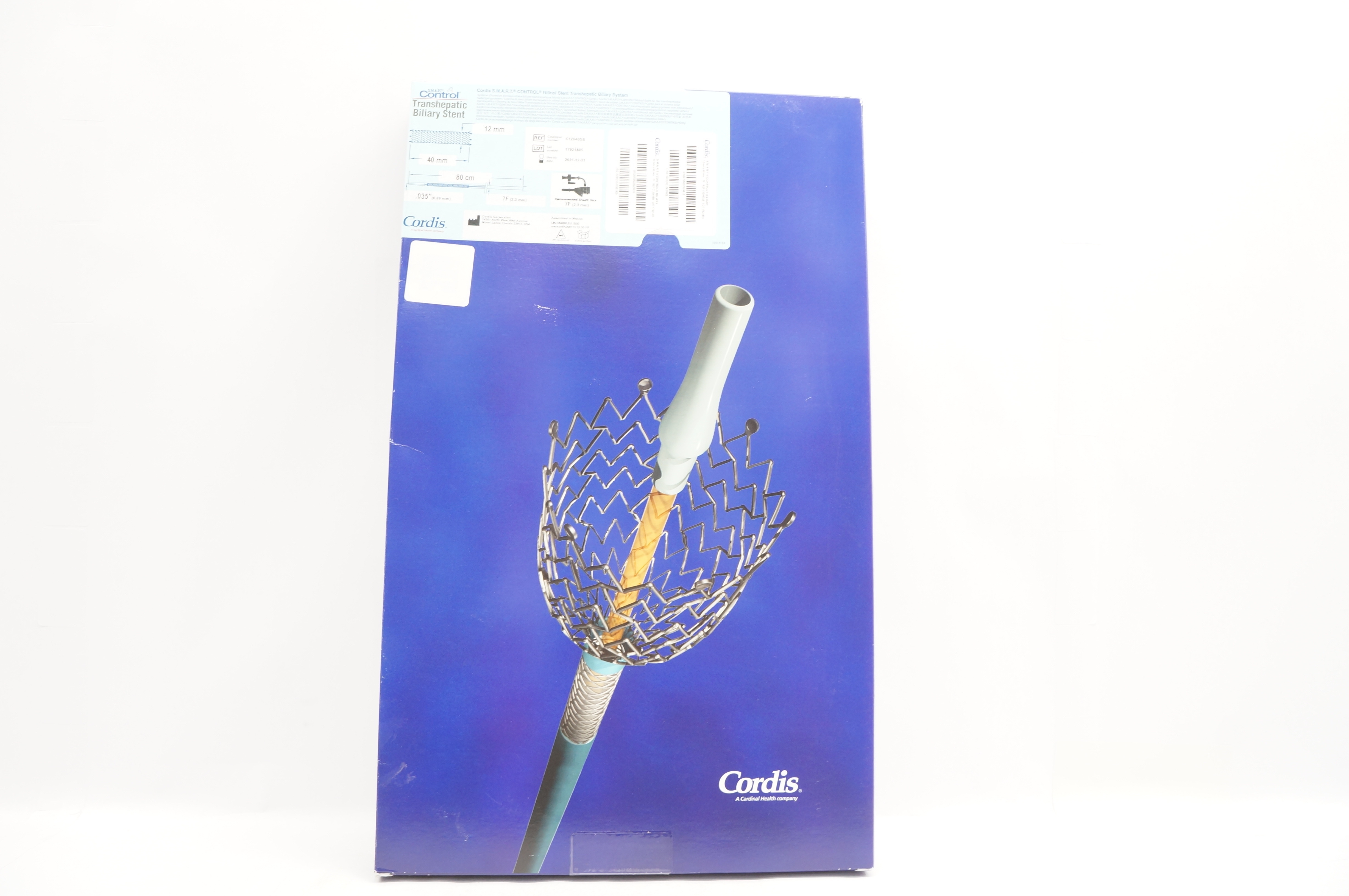 Cordis C12040SB Smart Control Transhepatic Biliary Stnt 12mm x 40mm x 80cm (x)