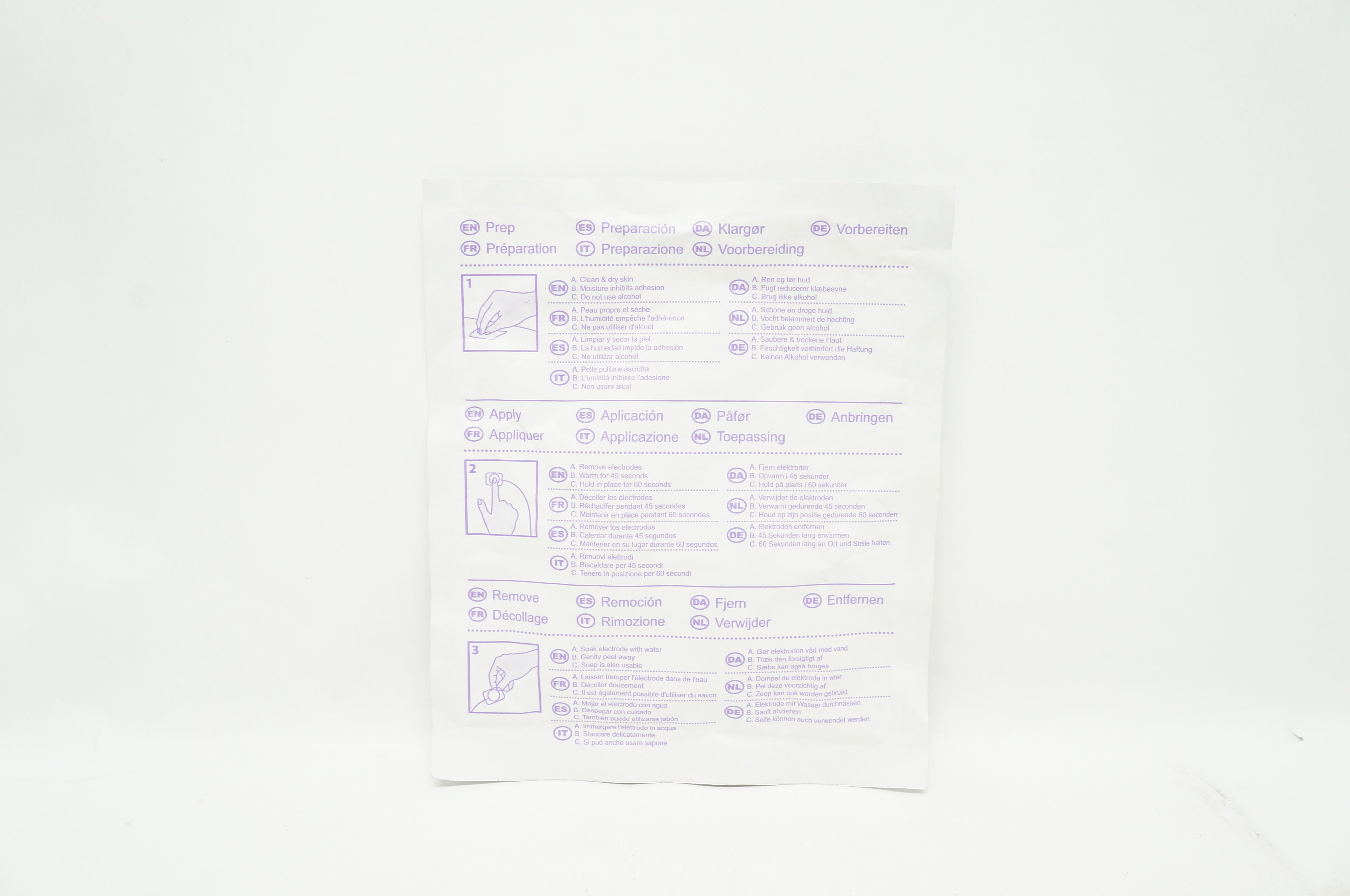 Vermed A10055-SRT TenderTrode Plus Infant Monitoring Prewired Electrodes