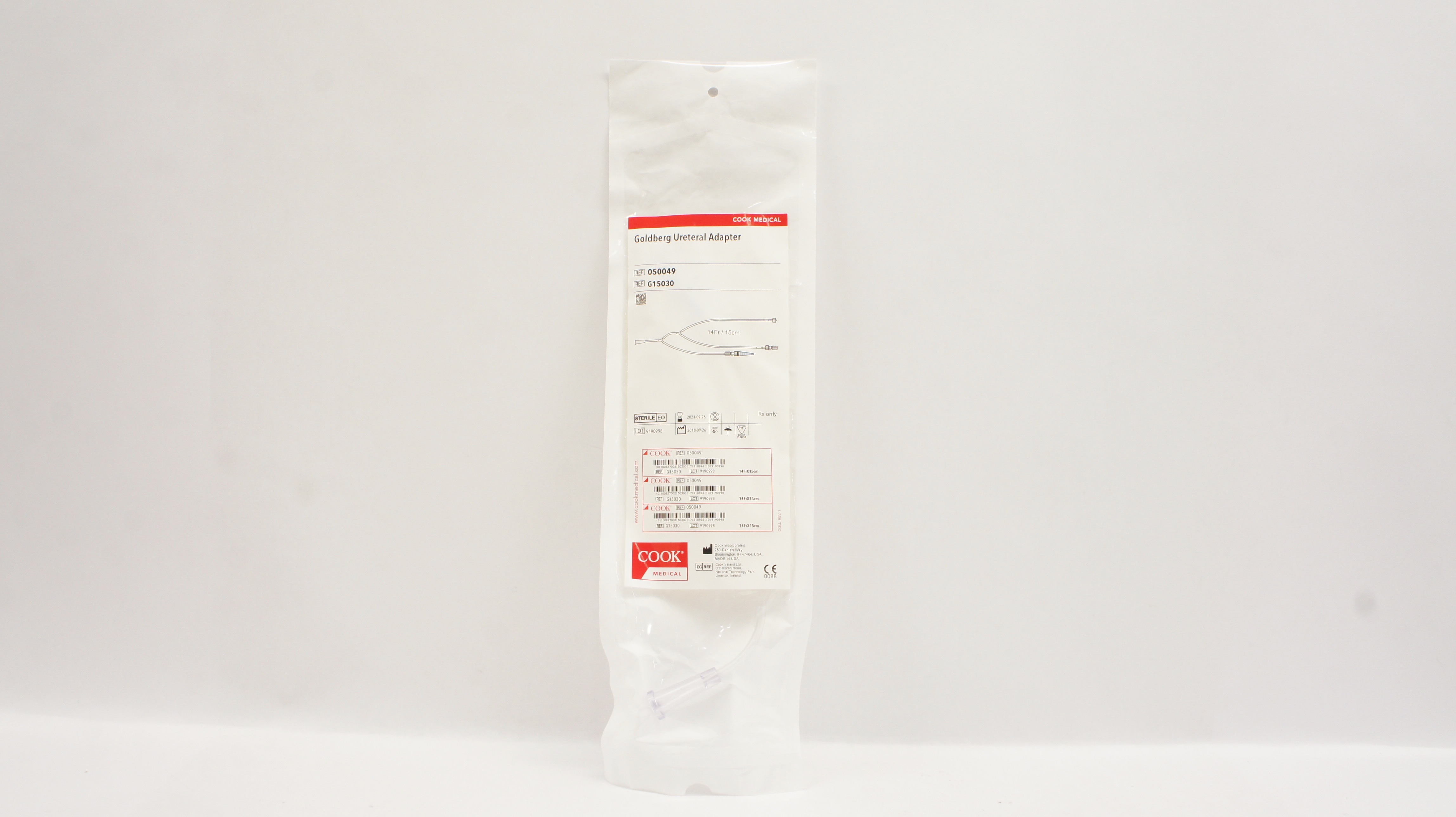 Cook Medical G15030 Goldberg Ureteral Adapter 14Fr x 15cm (x)