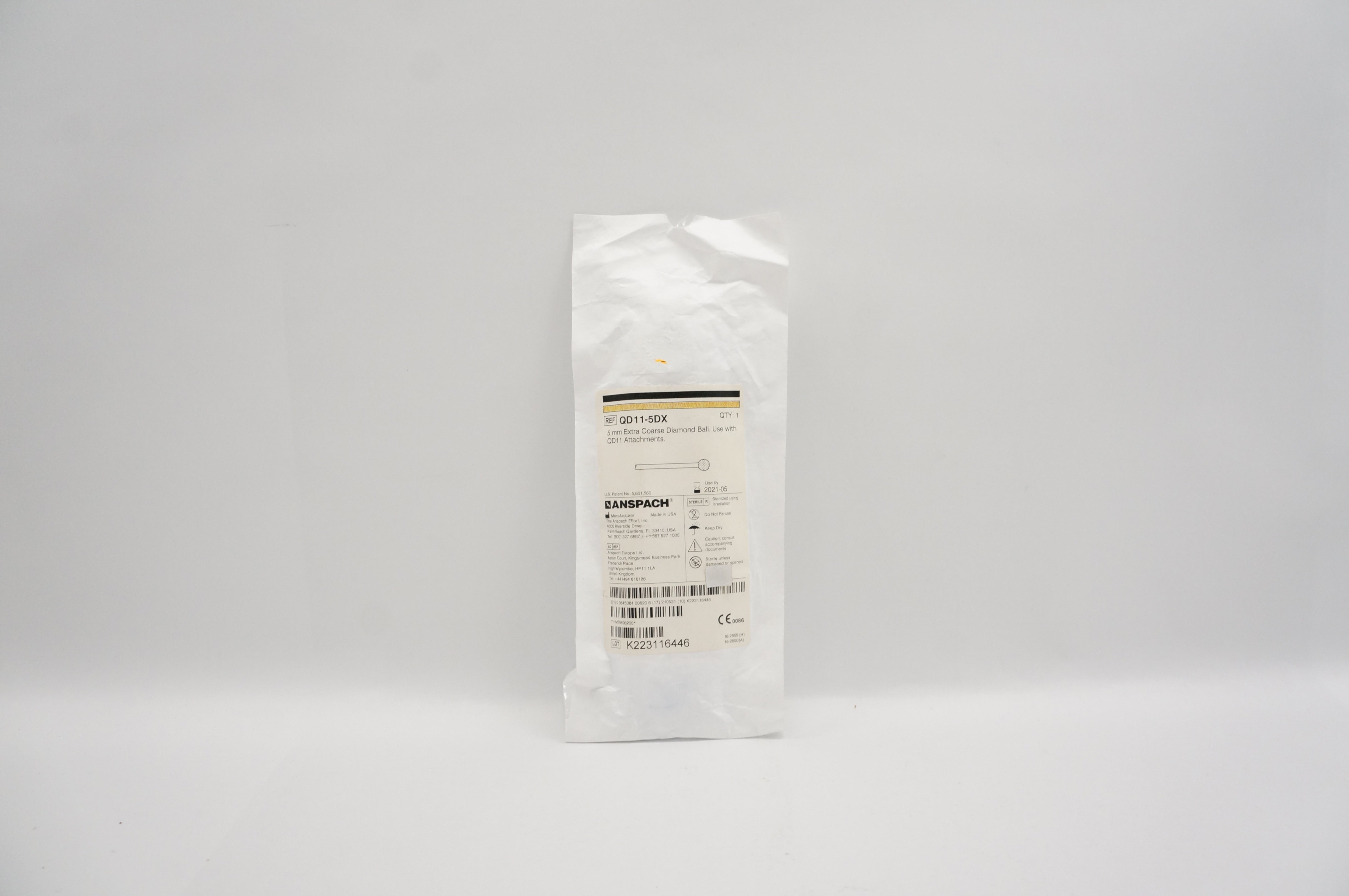 Anspach QD11-5DX Extra Coarse Diamond Ball 5mm (x)