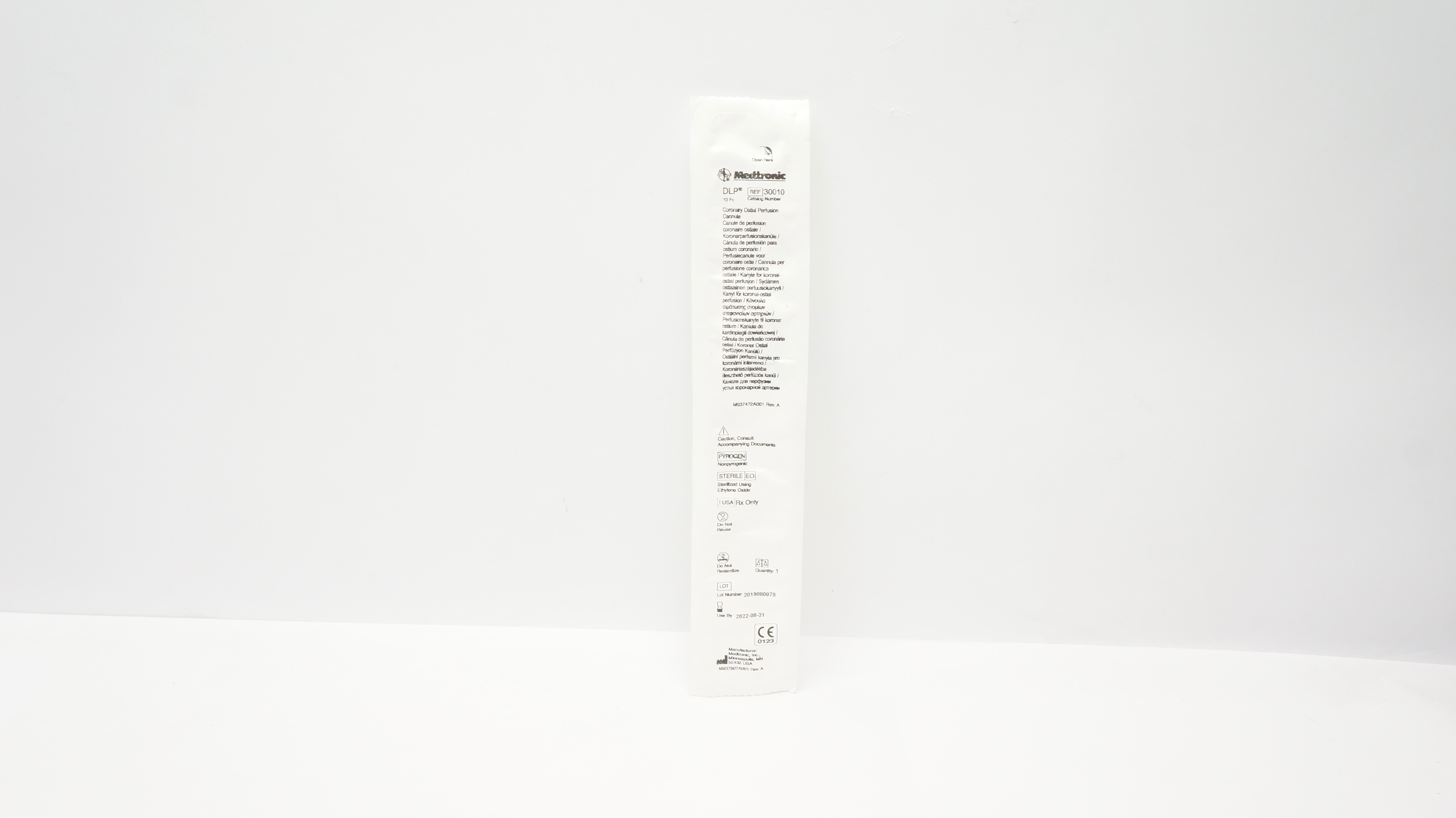Medtronic 30010 DLP Coronary Ostial Perfusion Cannula 10Fr. (x)