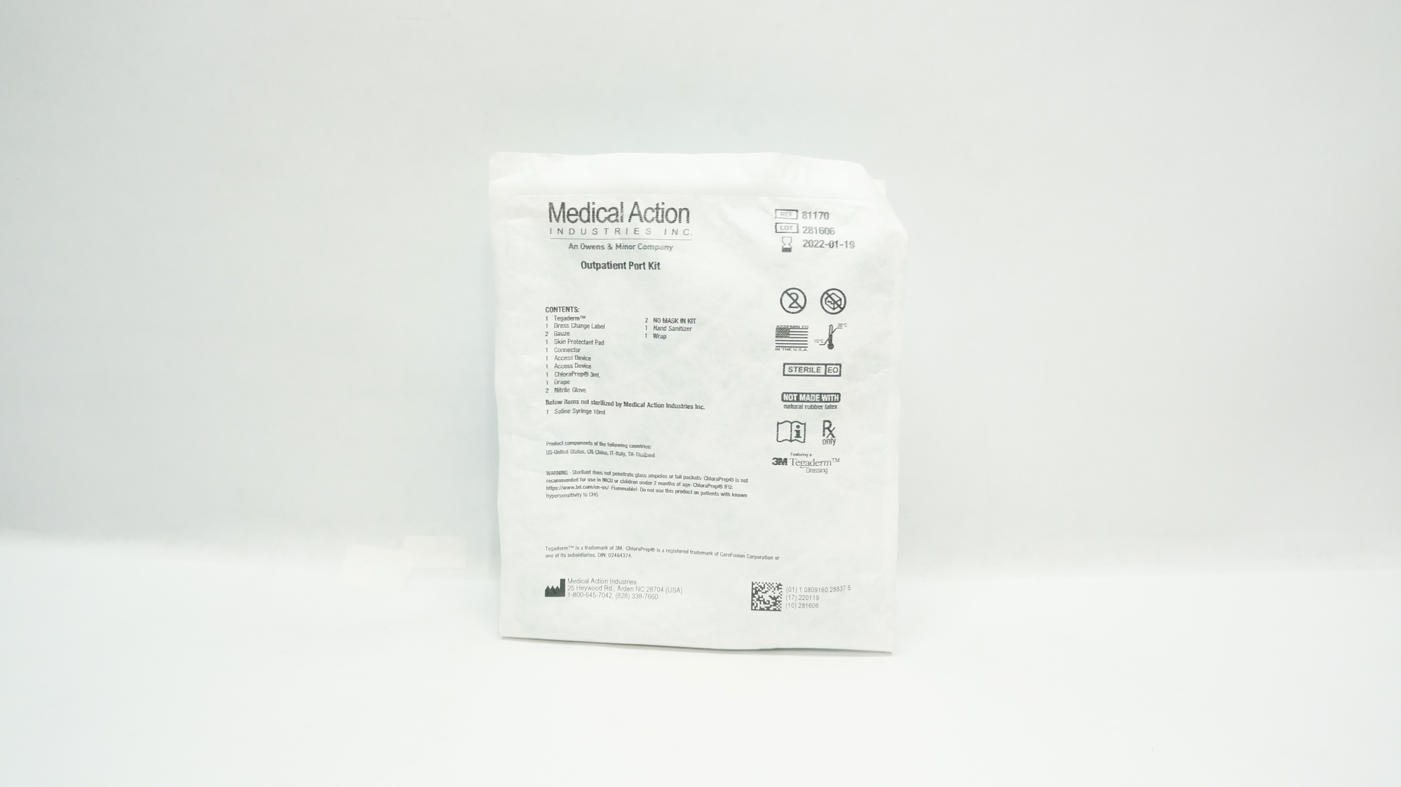 Medical Action 81170 3M Tegaderm Outpatient Port Kit (x)
