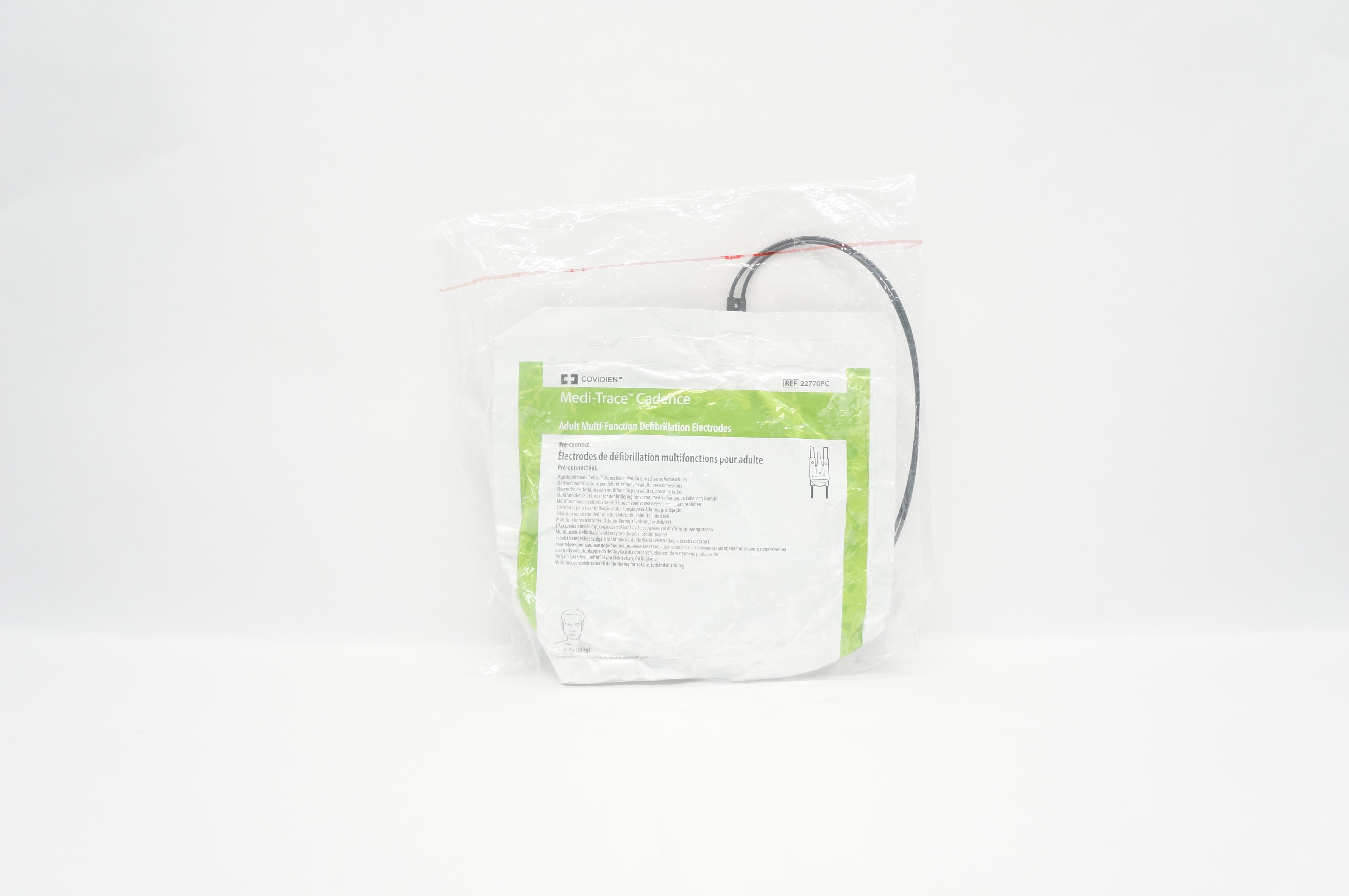 Covidien 22770PC Medi-Trace Cadence Adult Multi-Function Electrodes >22lbs (x)