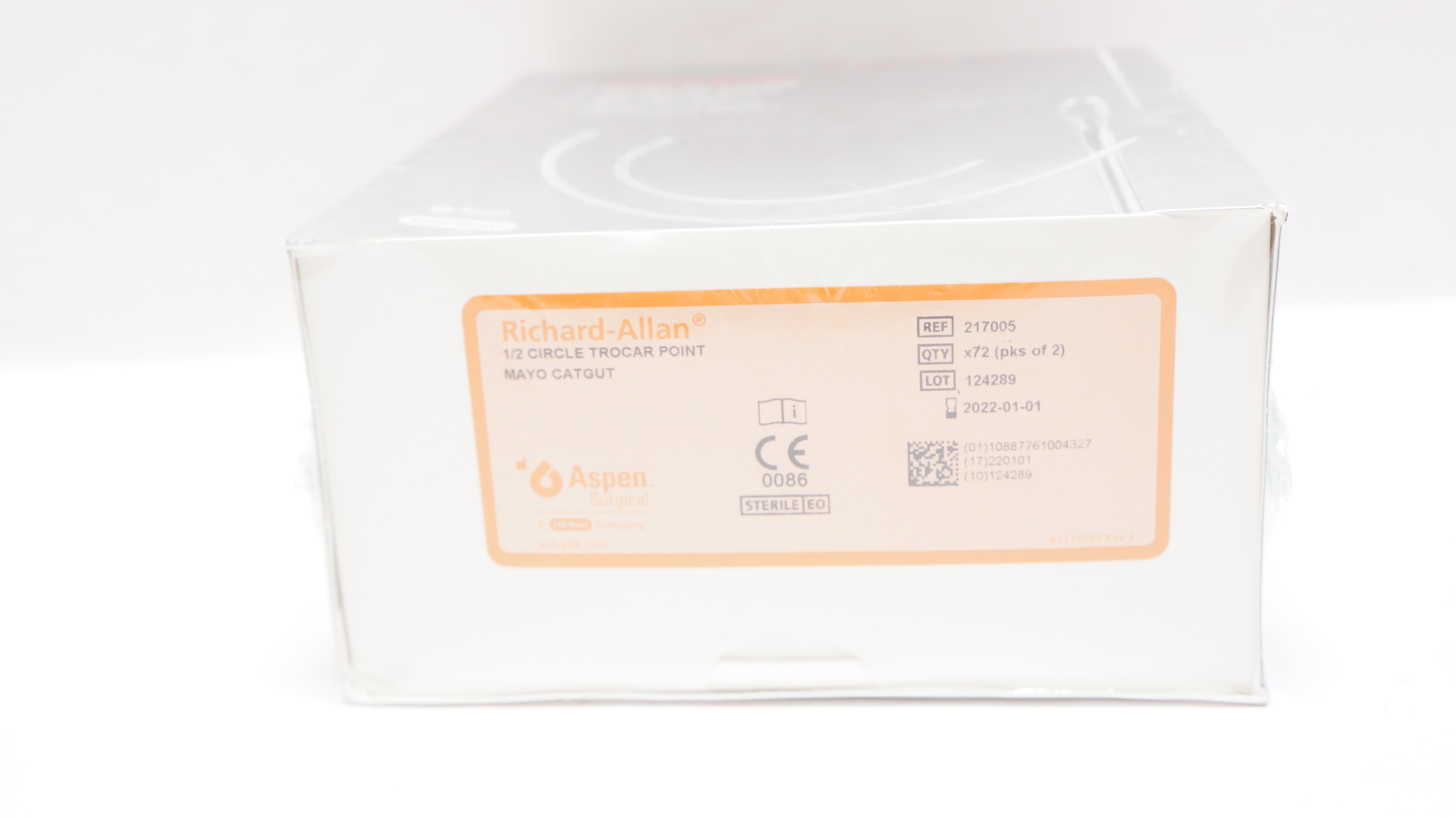 Aspen 217005 Richard Allan Surgical Ndle Mayo 1/2c Trocar Point (x) - Box of 72