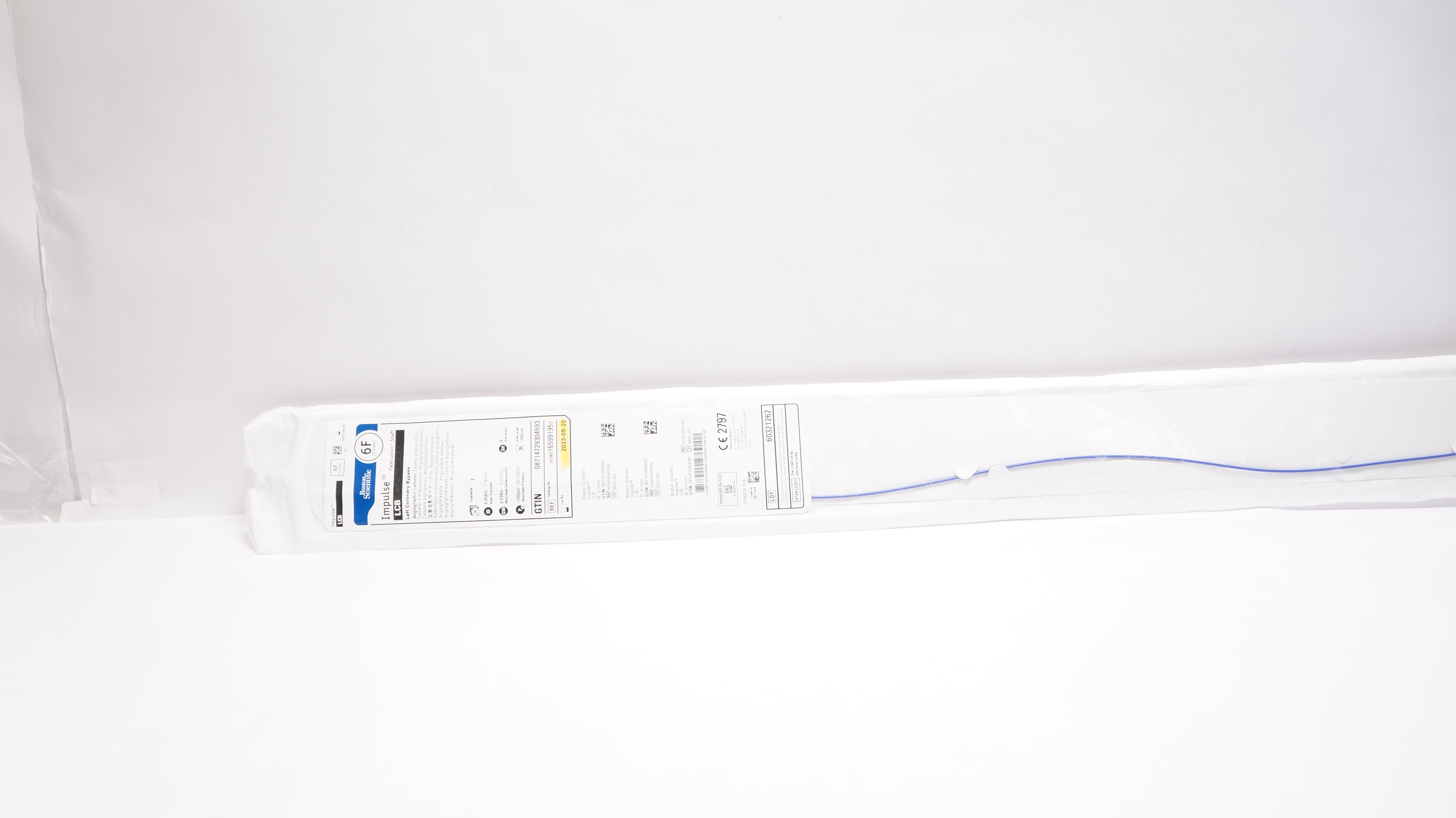 Boston Scientific 16599195 Impulse LCB Angiographic Cath. 6F x 100cm (x)