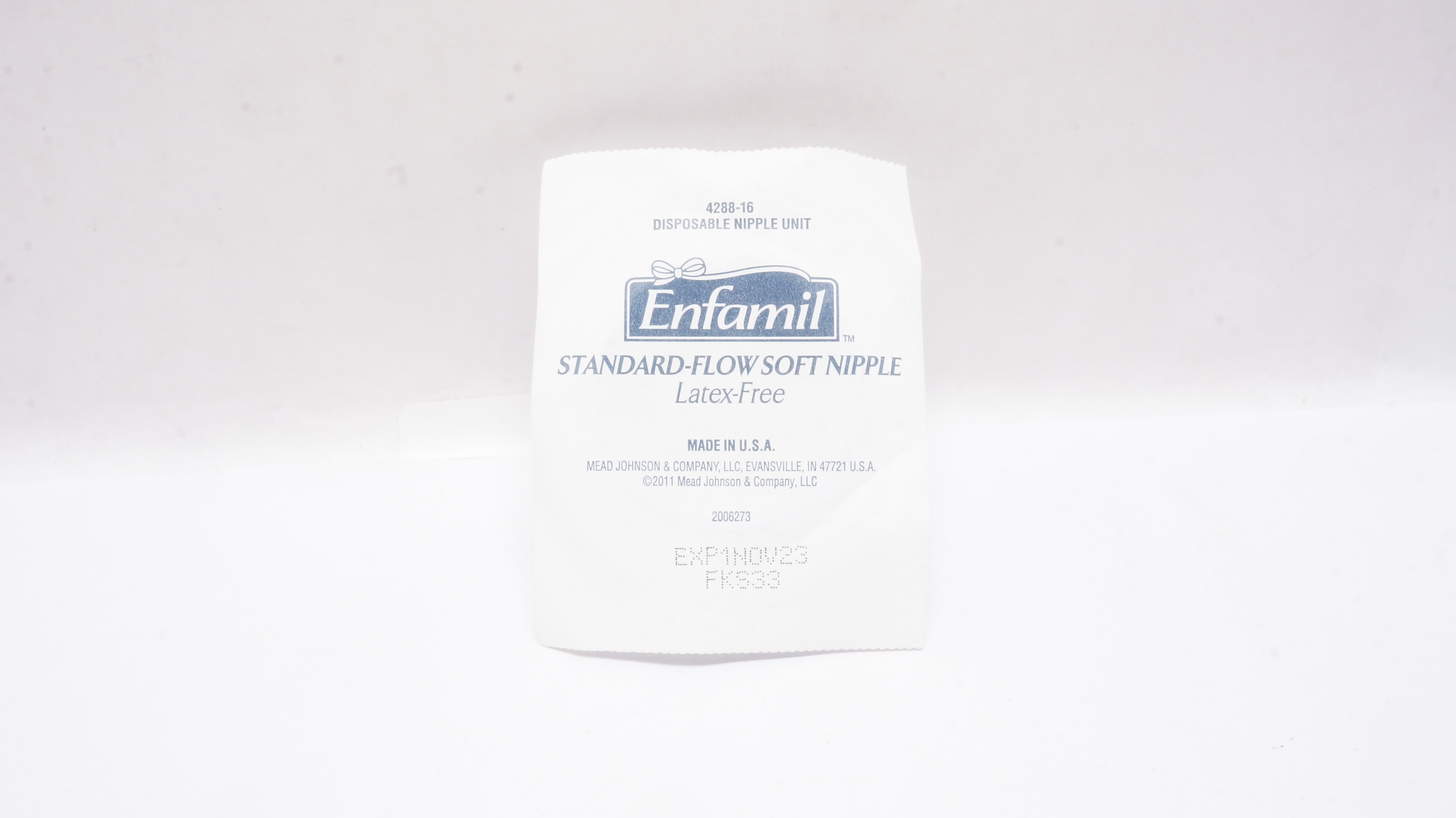 Enfamil 4288-16 Disposable Nipple Unit, Standard-Flow Soft Nipple