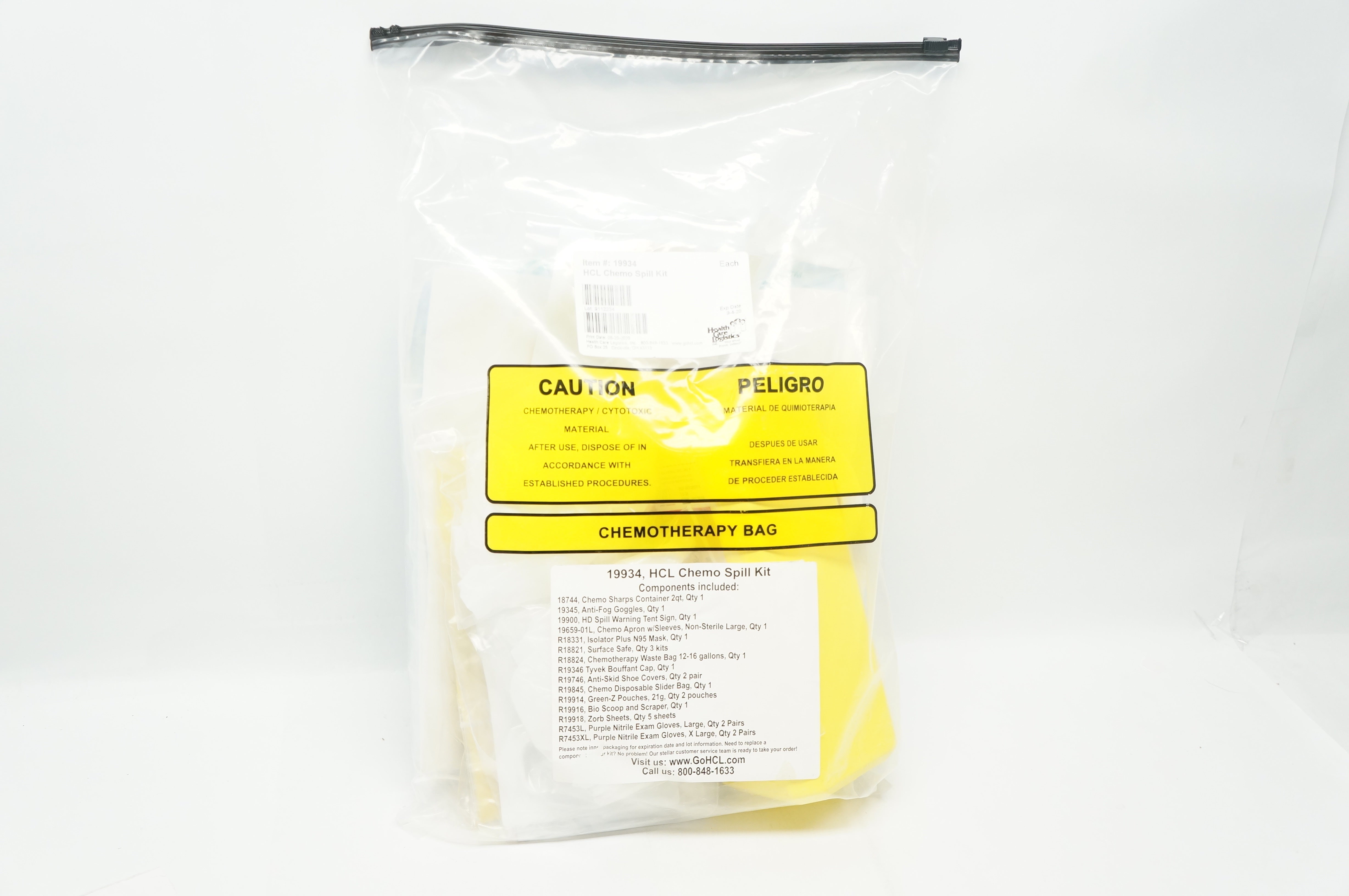 Health Care Logistics 19934 Chemo Spill Kit (x)