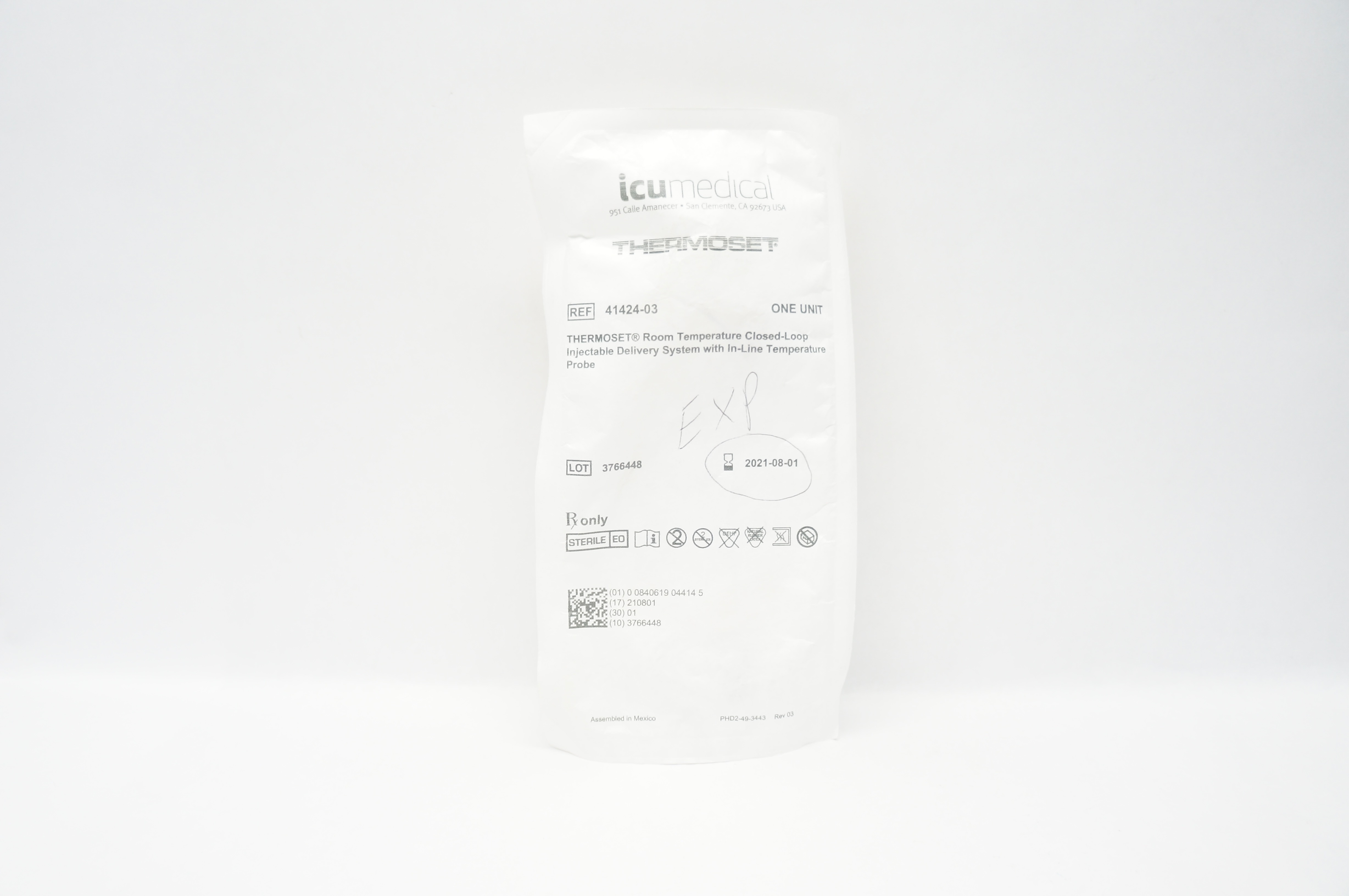 ICU Medical 41424-03 TD Thermoset Closed-Loop Injectable Delivery System (x)