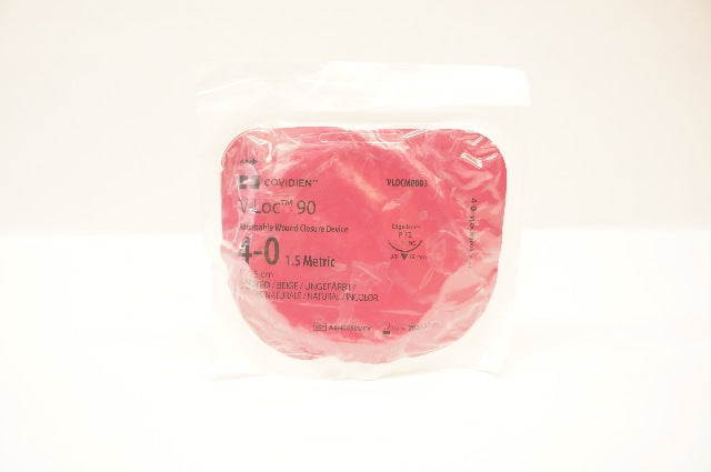 Covidien VLOCM0003 4-0 V-Loc 90 Wound Closure Edgellant P-12 Cutting (x)