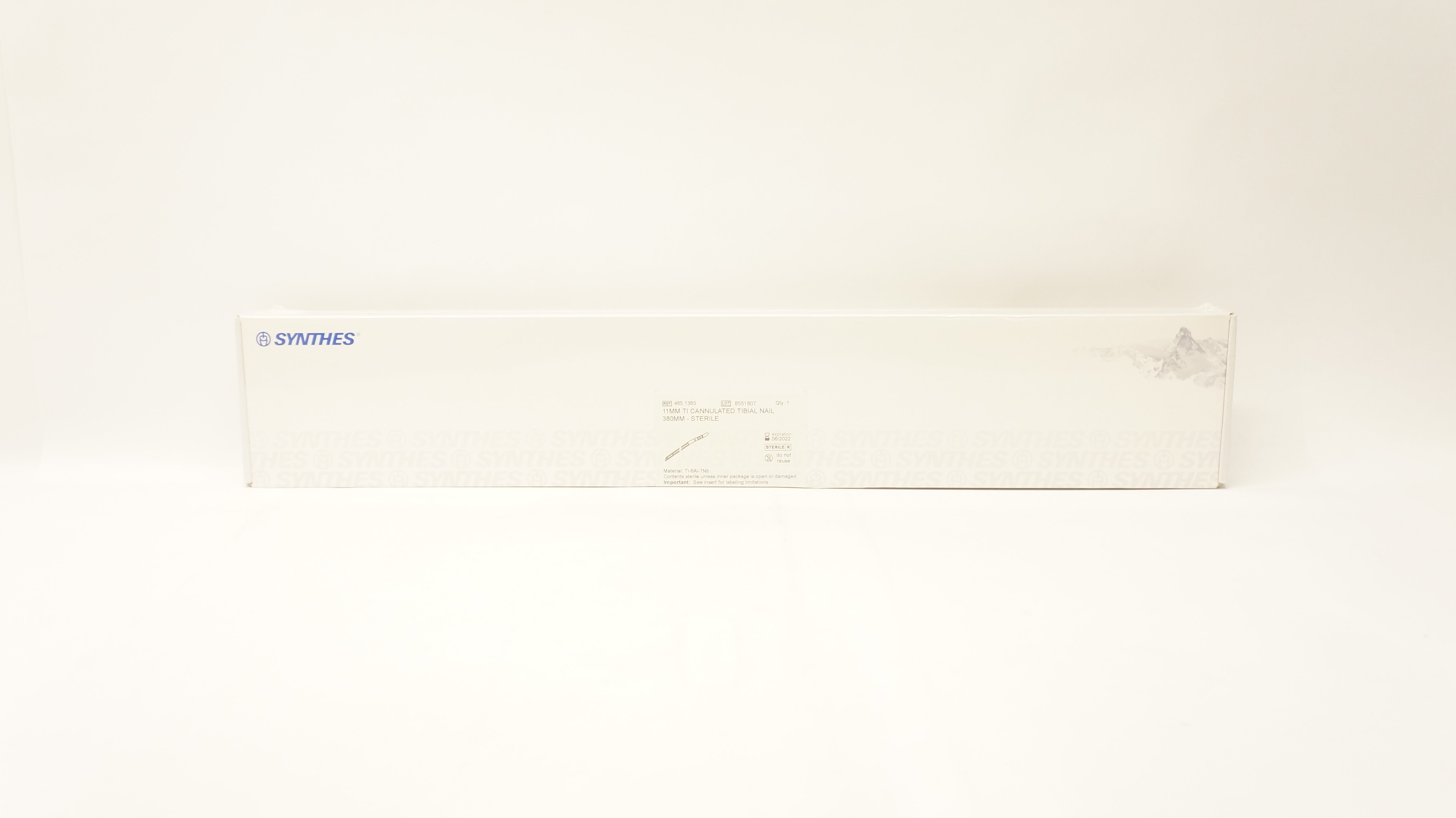 Synthes 485.138S 11mm Ti Cannulated Tibial Nail 380mm