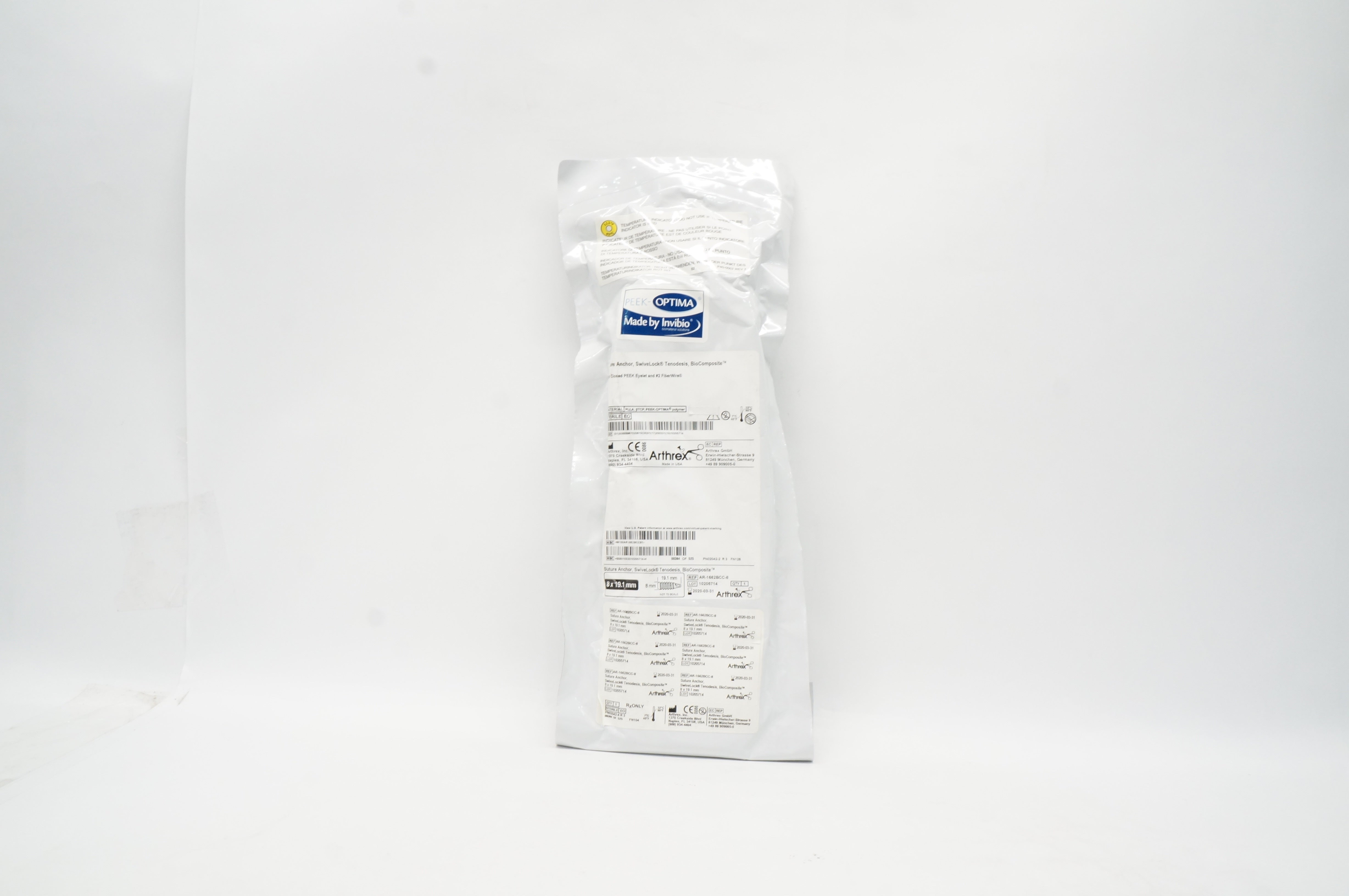 Arthrex AR-1662BCC-8 Stre Anchor SwiveLock Tenodesis BioComposite 8 x ...