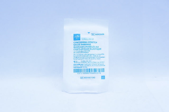 Medline NON25496 Conforming Stretch Gauze Bandage  2 inch x 75 inch Relaxed