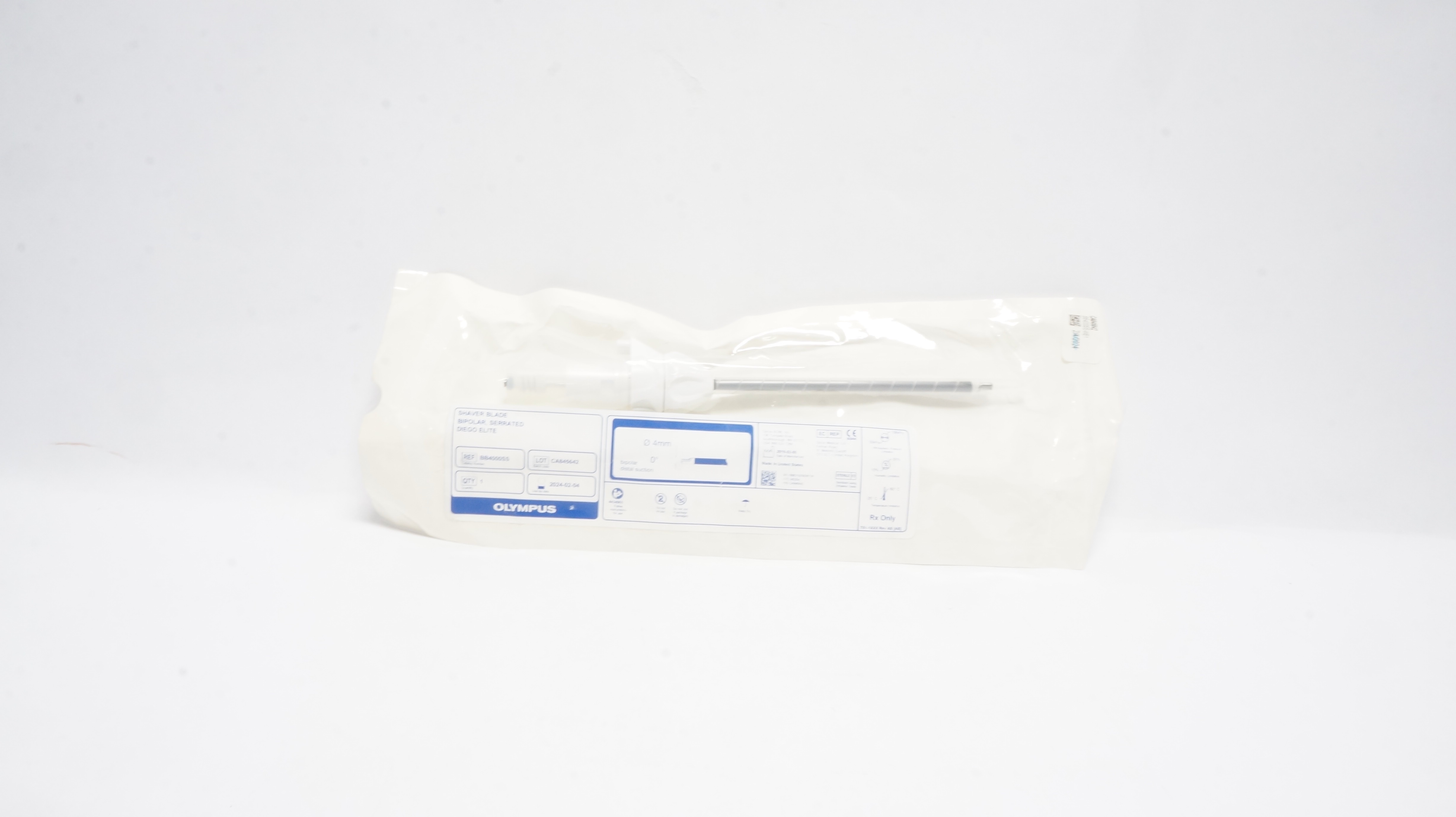 Olympus BB4000SS Shaver Blade Bipolar Serrated Diego Elite 4mm 0° (x)