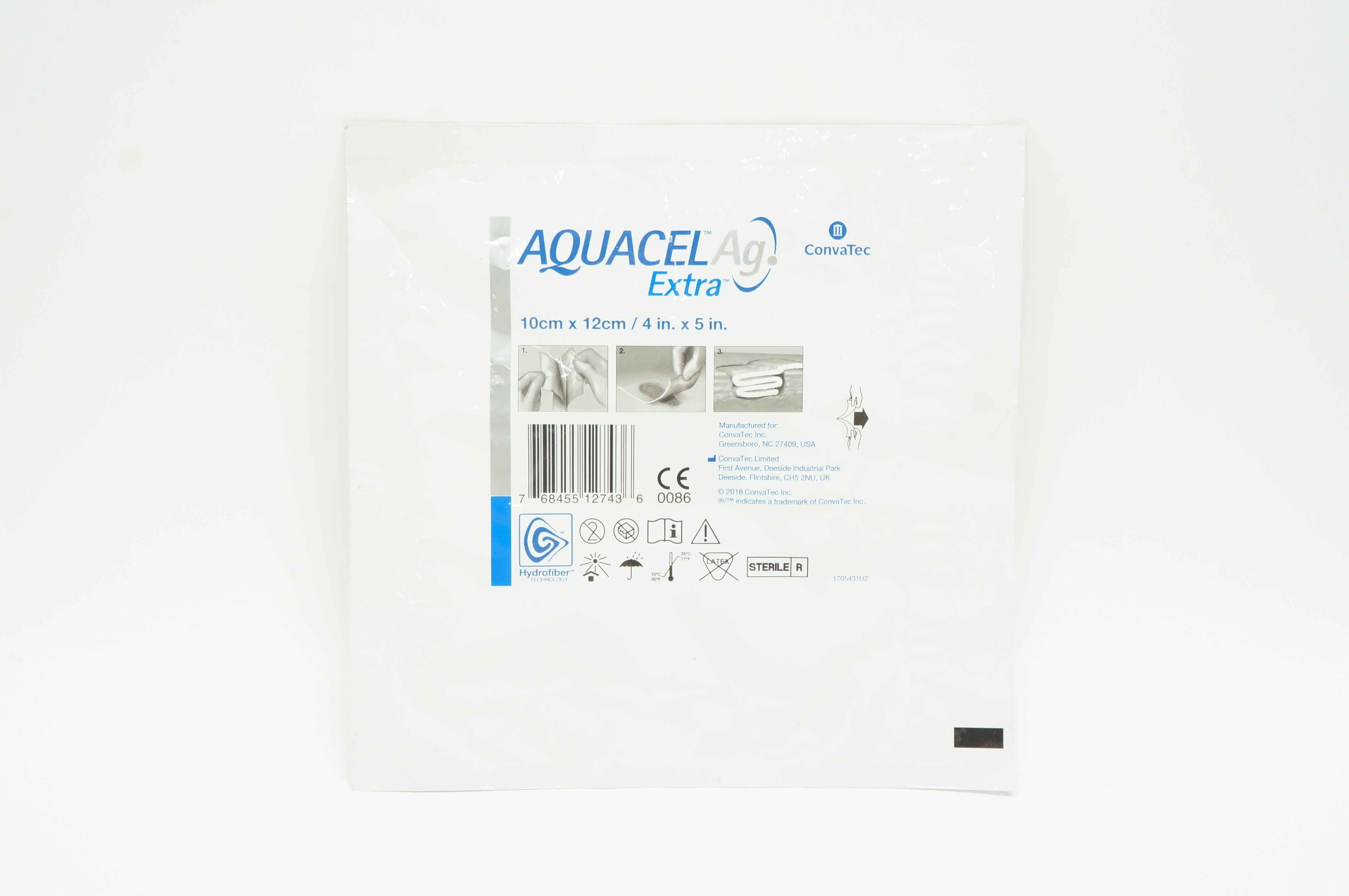 ConvaTec 9A01850 Aquacel Ag Extra 4inch x 5inch