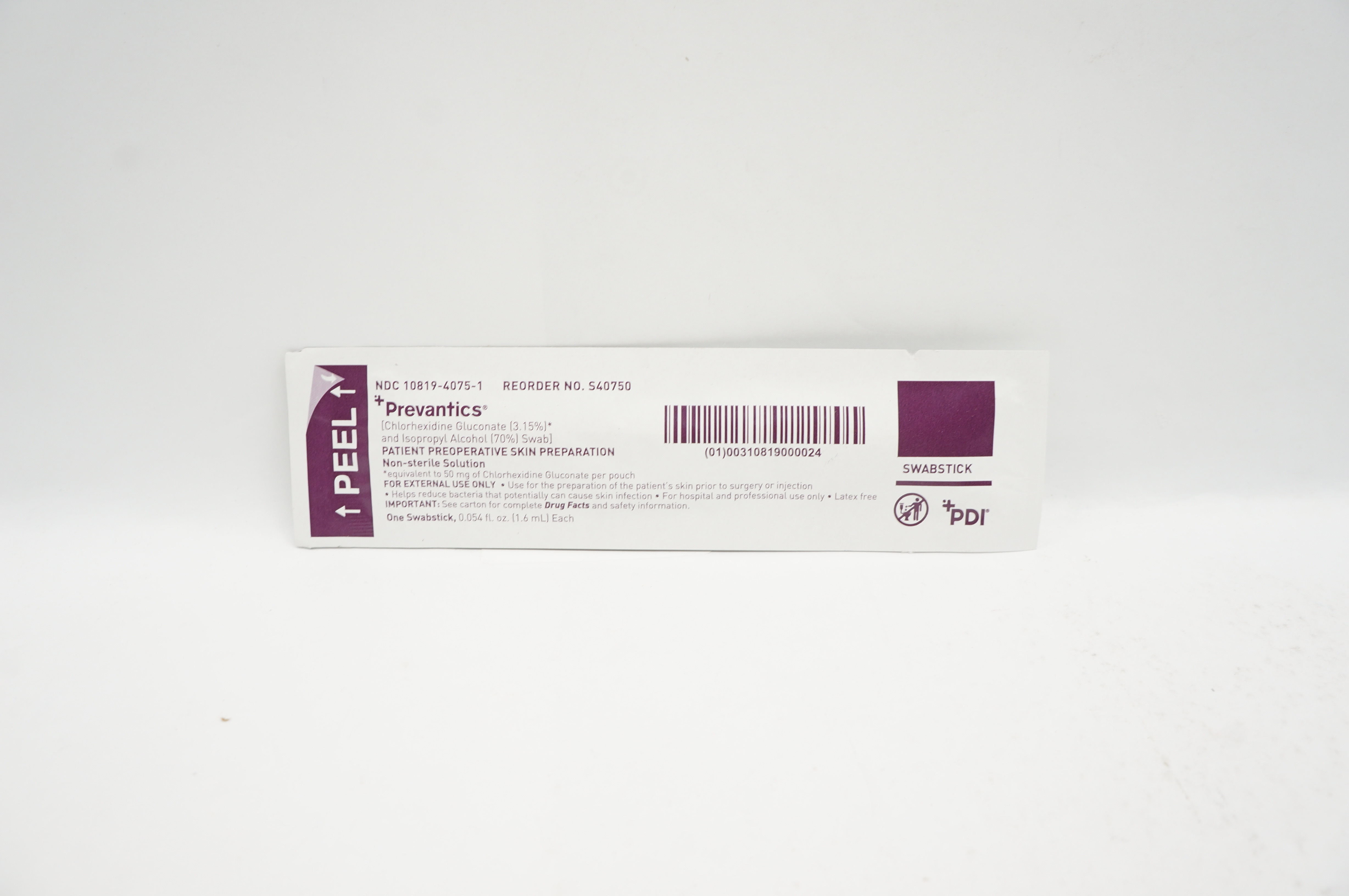 PDI S40750 Prevantics Swabstick 1.6mL (x)