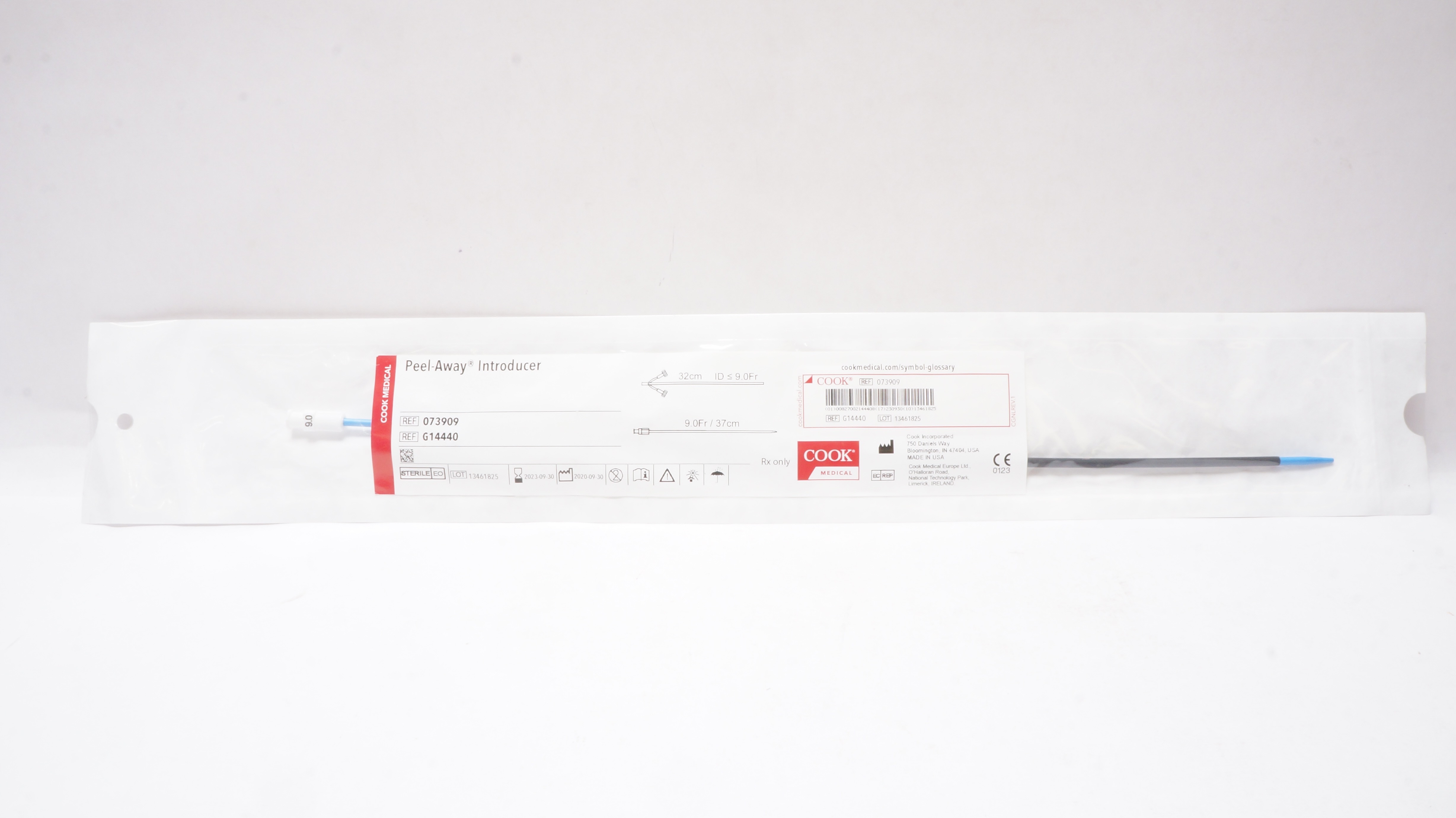 Cook Medical G14440 Peel-Away Introducer 9Fr. x 37cm (x)