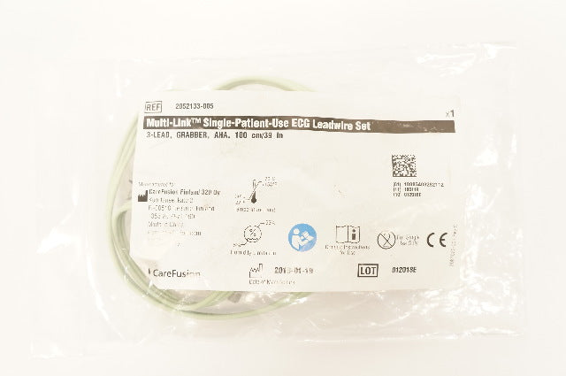 CareFusion 2052133-005 Multi-Link Single-Patient-Use ECG Leadwire Set 39in.