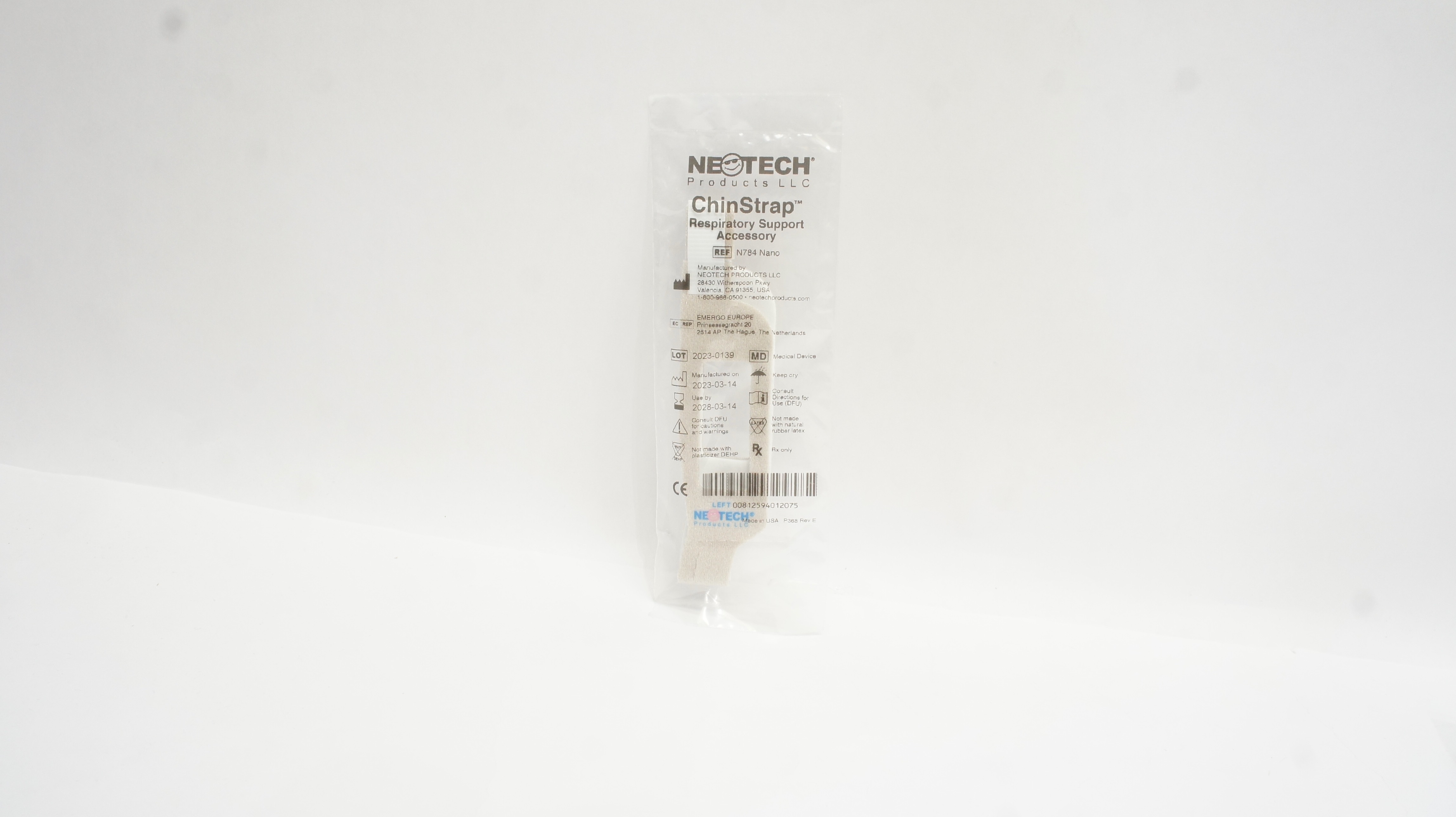 Neotech N784 ChinStrap Respiratory Support Accessory