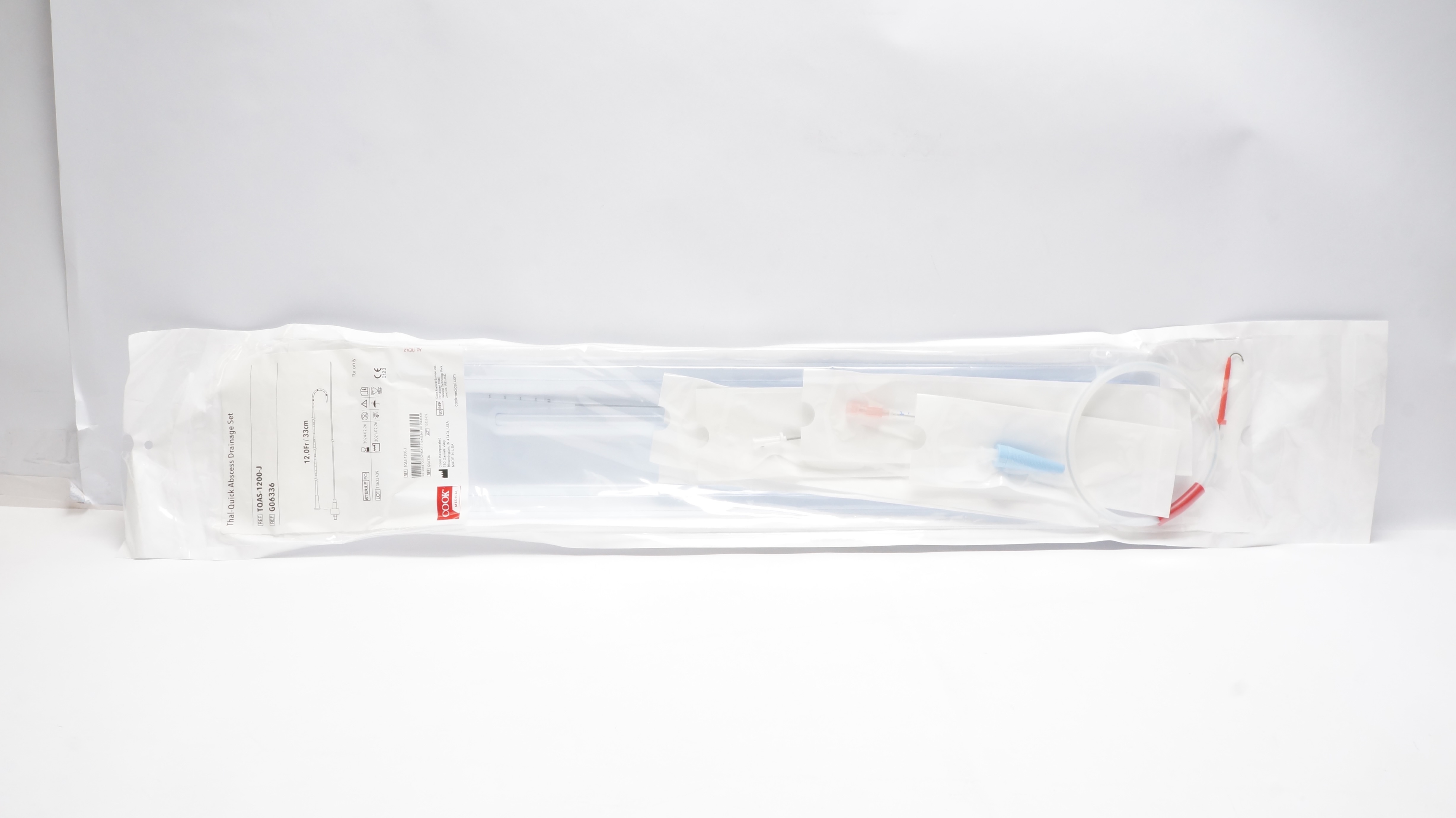 Cook Medical G06336 Thal-Quick Abscess Drainage Set 12.0Fr/ 33cm (x)