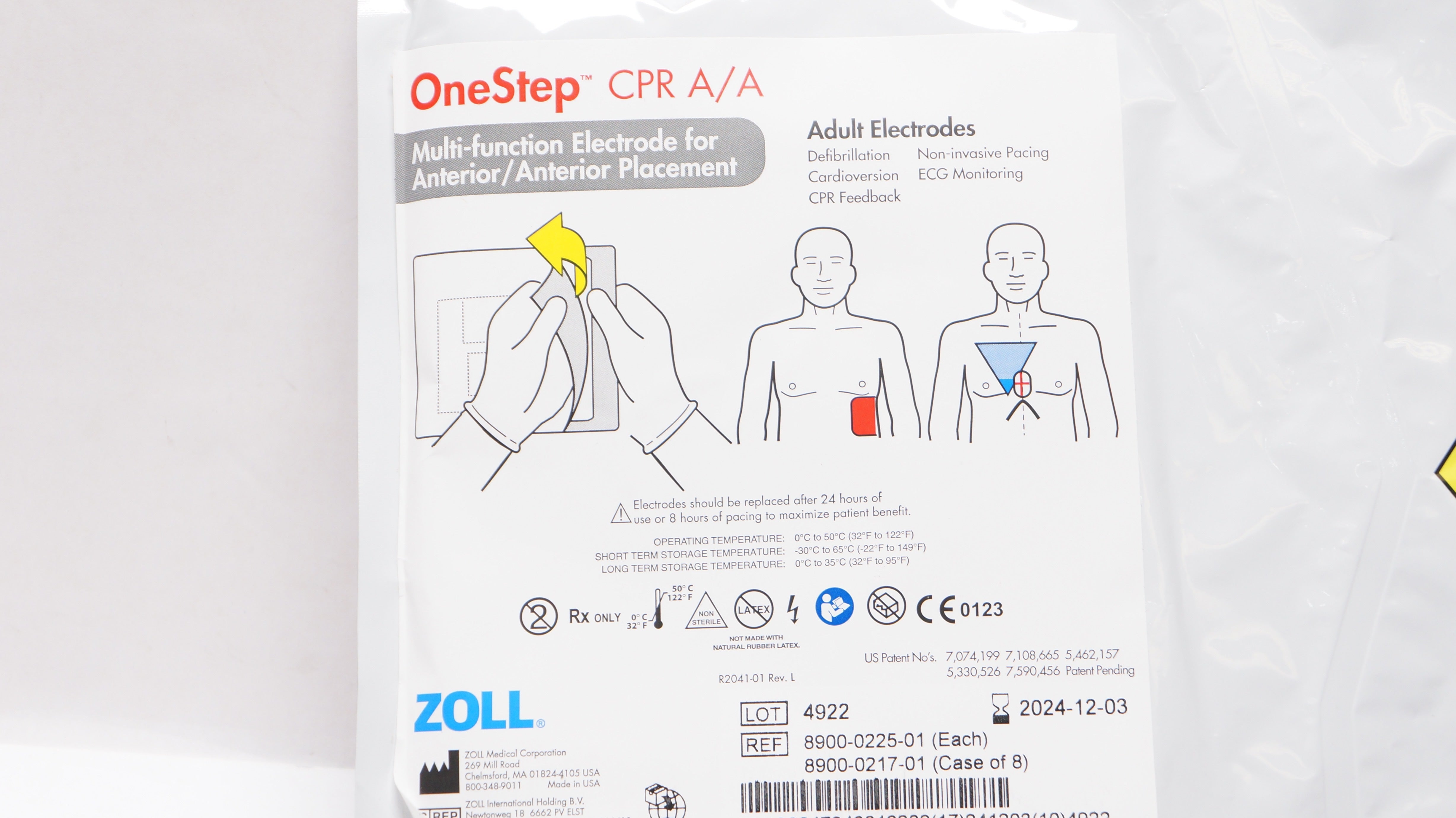 Zoll 8900-0225-01 OneStep CPR A/A Adult Multi-Function