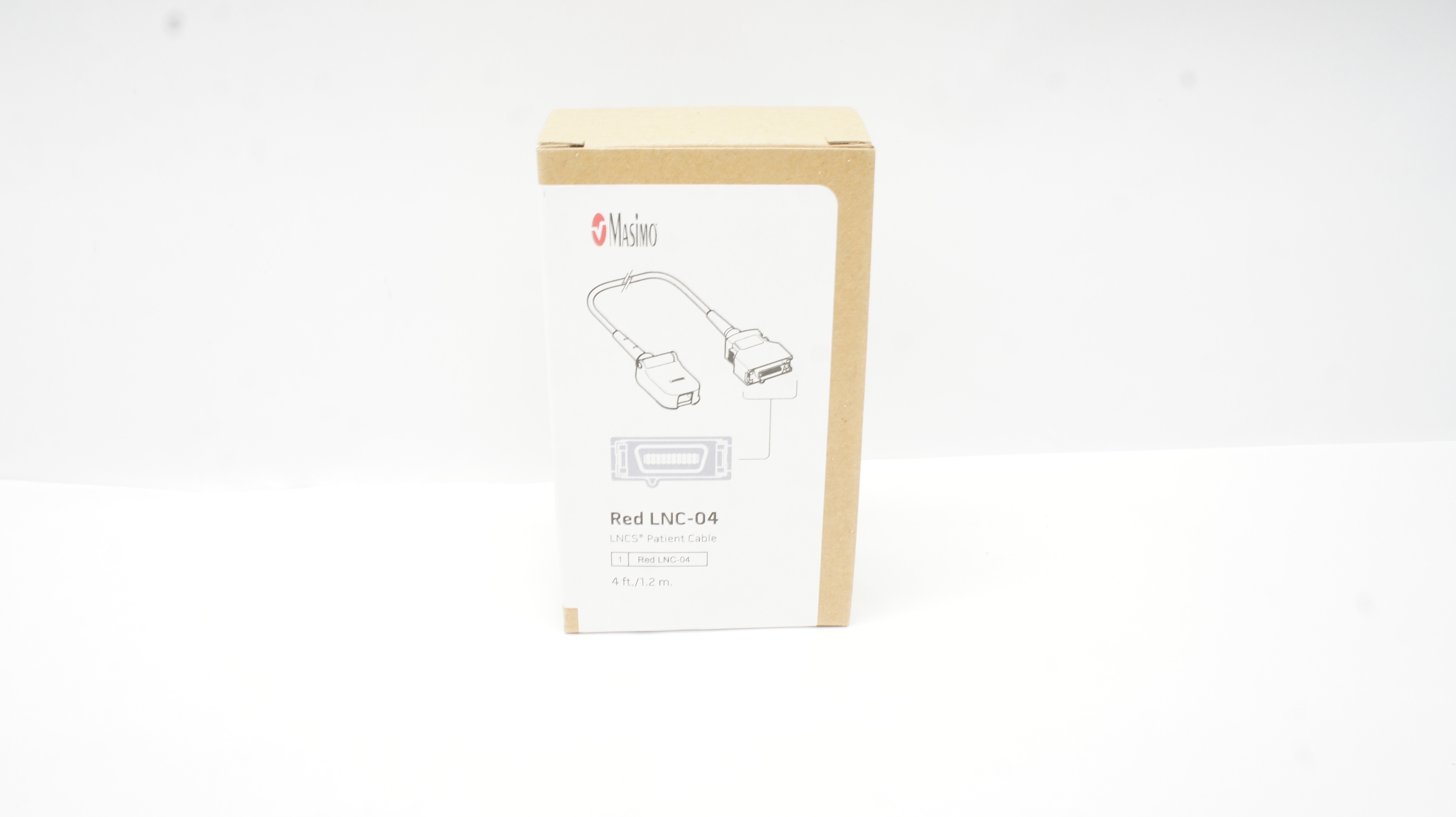 Masimo 2055 Red LNC-04 LNCS Patient Cable 4ft.