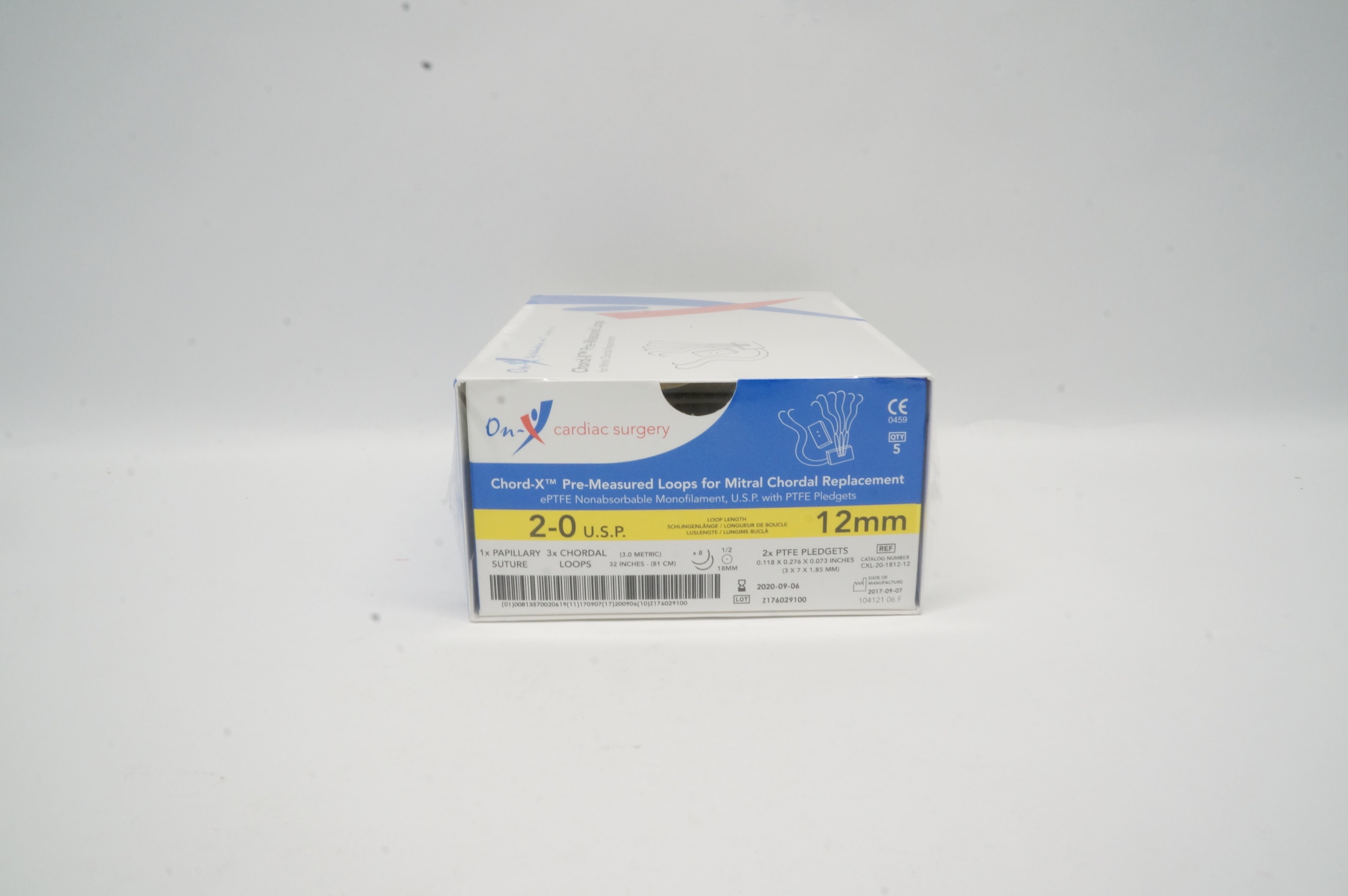 On-X Life CXL-20-1812-12 Chord-X Premeasured Loops 12mm (x) - Box of 5