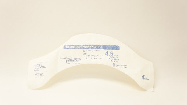 MMJ S.A. de C.V. Mallinckrodt 86226 Uncuffed Tracheal Tube 4.5mm ID x 6.2mm OD