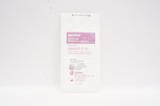 Anchor Products 1827-2.5 Stainless Surgical Ndles. - Package of 2