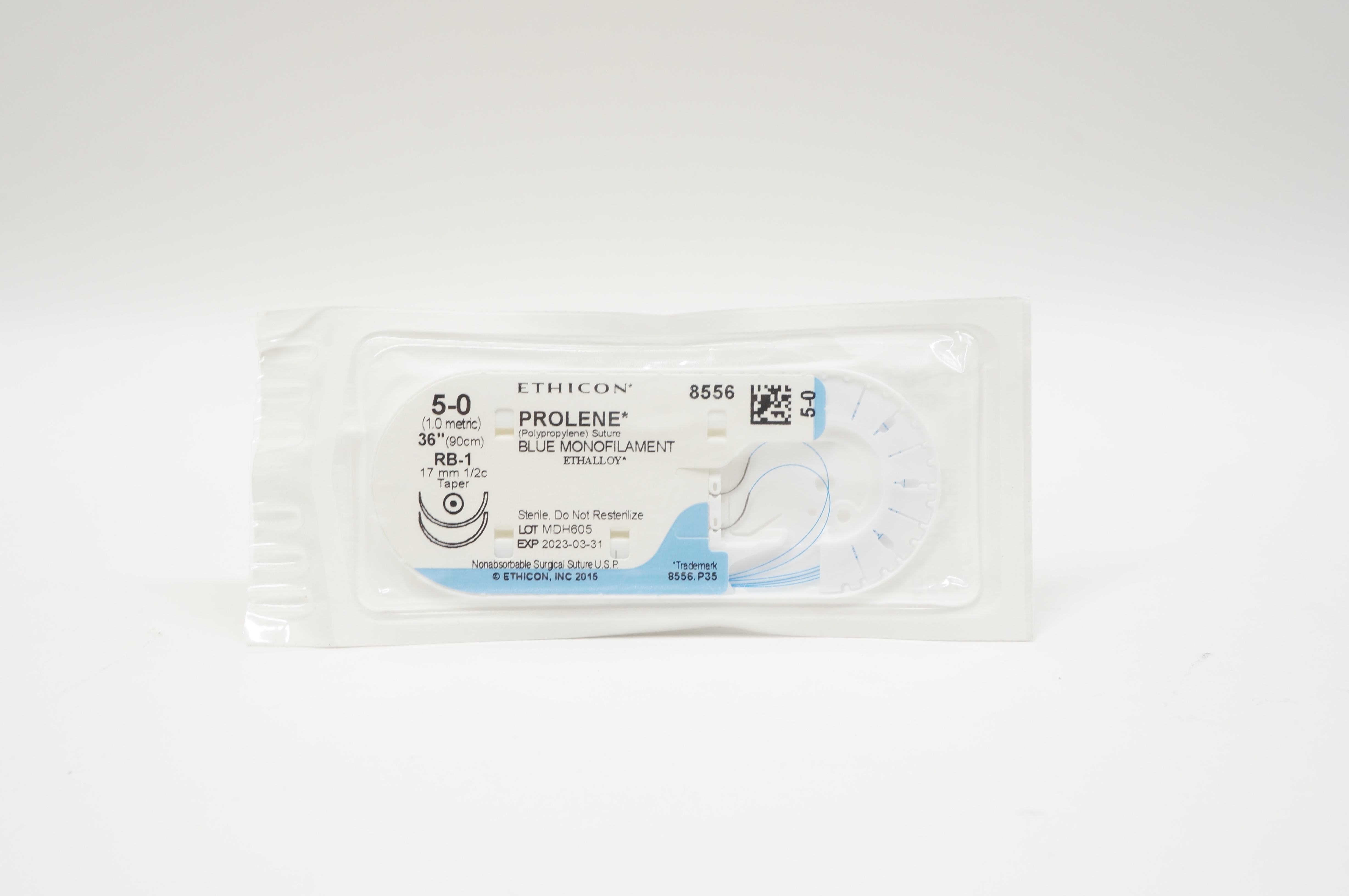 Ethicon 8556 5 0 PROLENE RB 1 17mm 1 2c Taper 36inch ethicon-8556-5-0-prolene-rb-1-17mm-1-2c-taper-36inch