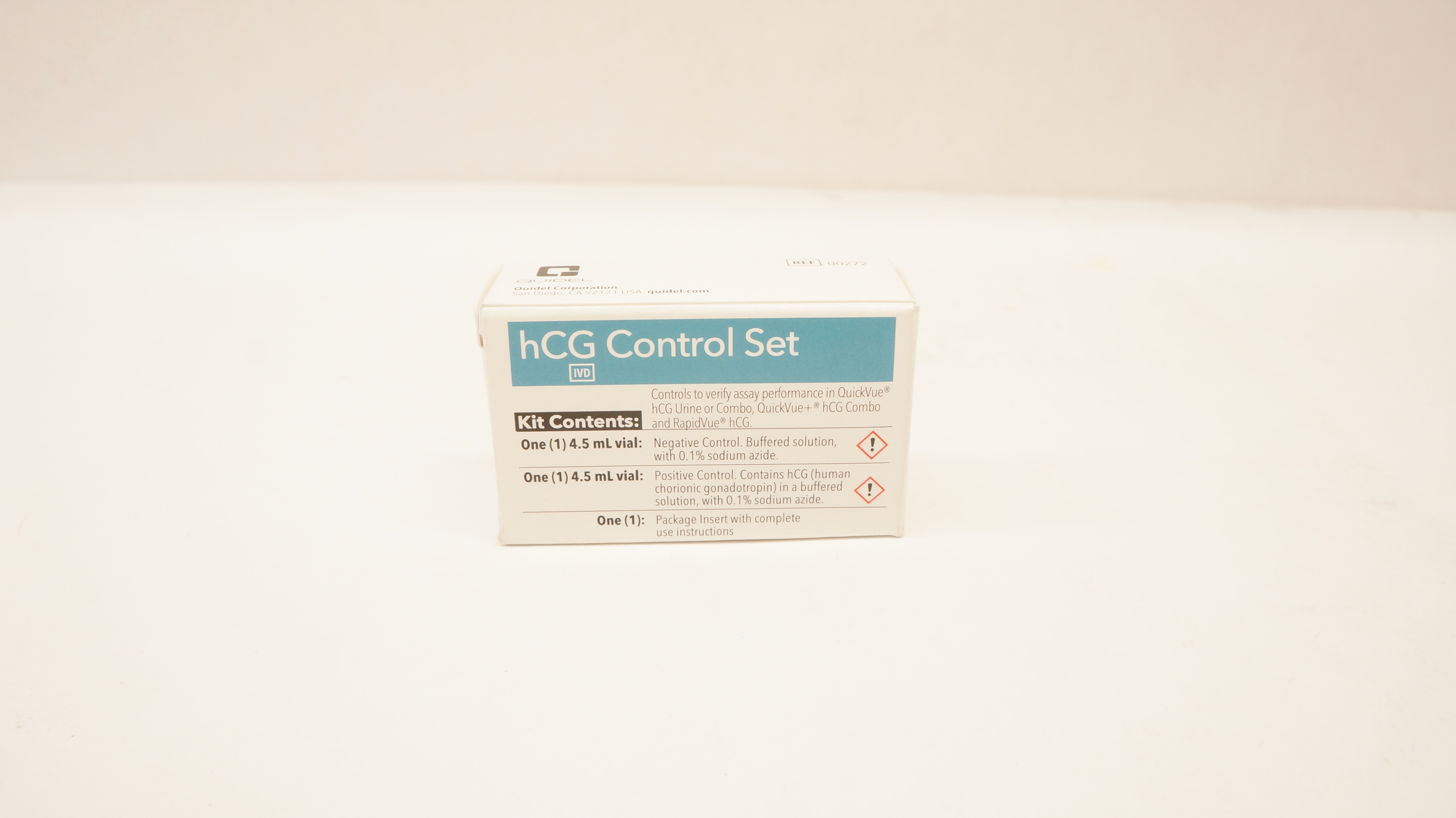 Quidel 00272 HCG Control Set, Urine, 4.5 mL (x)