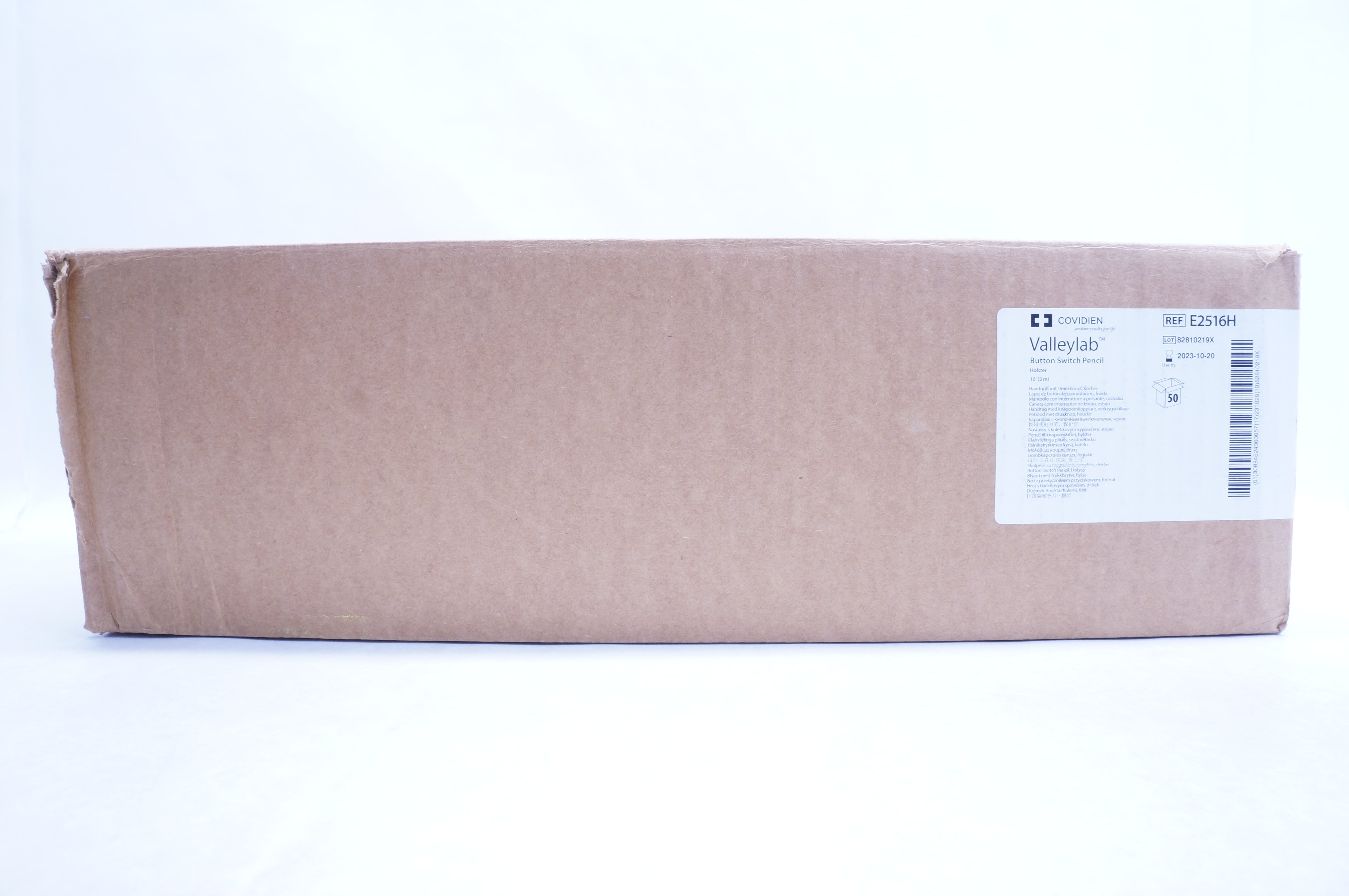 Covidien E2516H Valleylab Button Switch Pencil Holster 10F - Box of 50