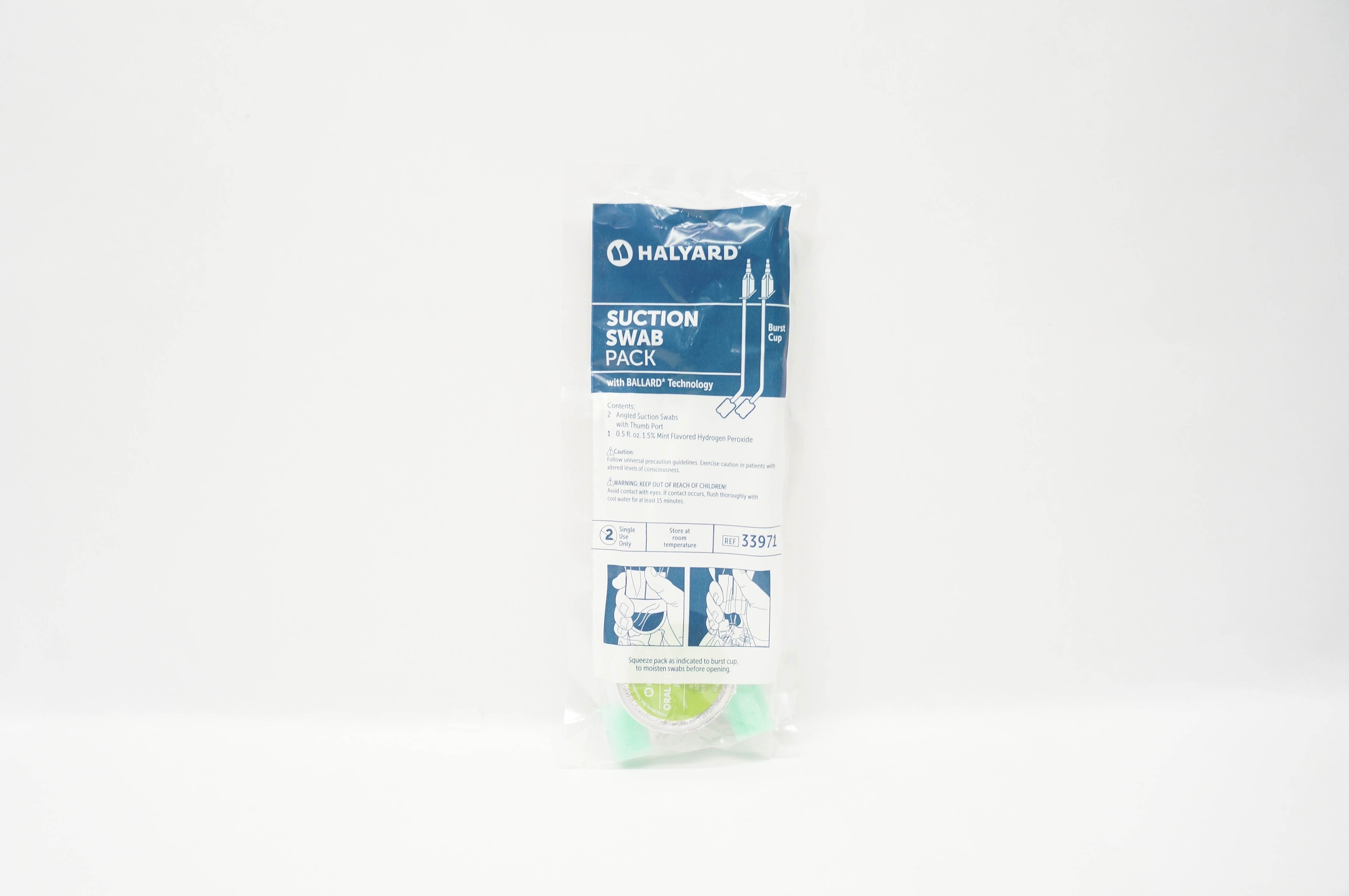 Halyard 33971 Suction Swab Pack With Ballard Technology (x)