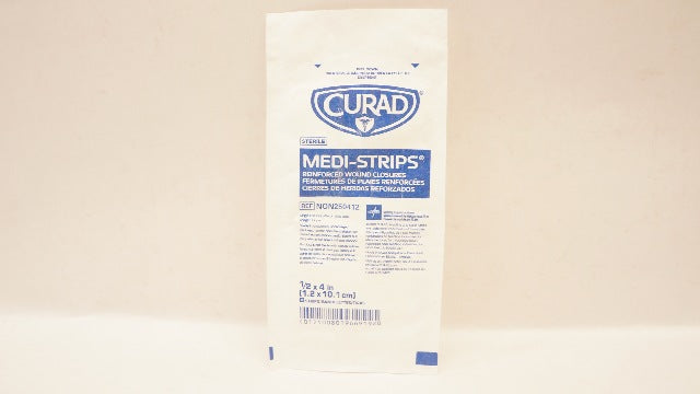 Medline NON250412 Medi-Strips Reinforced Wound Closures 1/2 x 4inch - Pack of 6