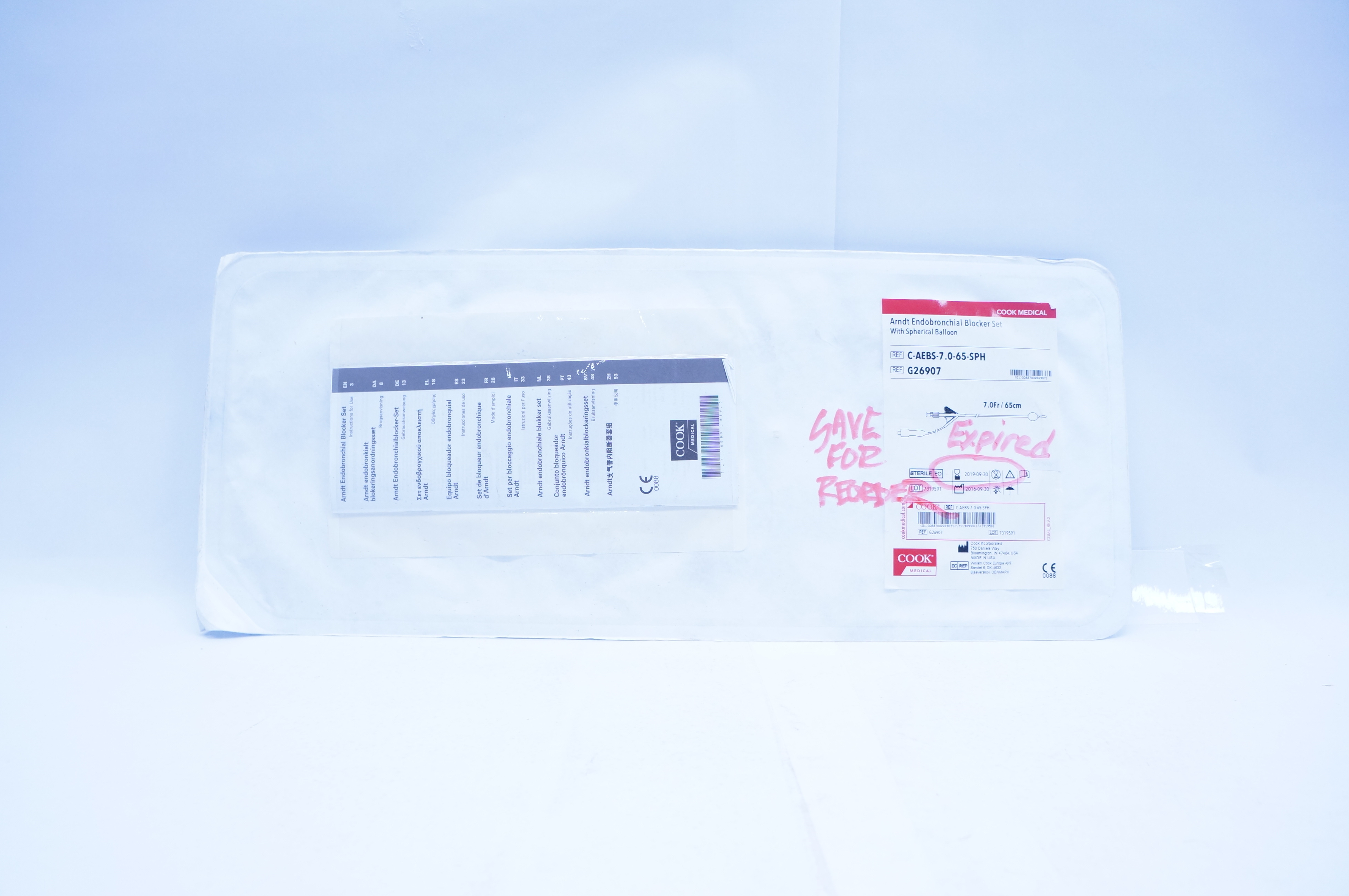 Cook G26907 Arndt Endobronchial Blocker Set With Spherical Balloon 7Fr. (x)