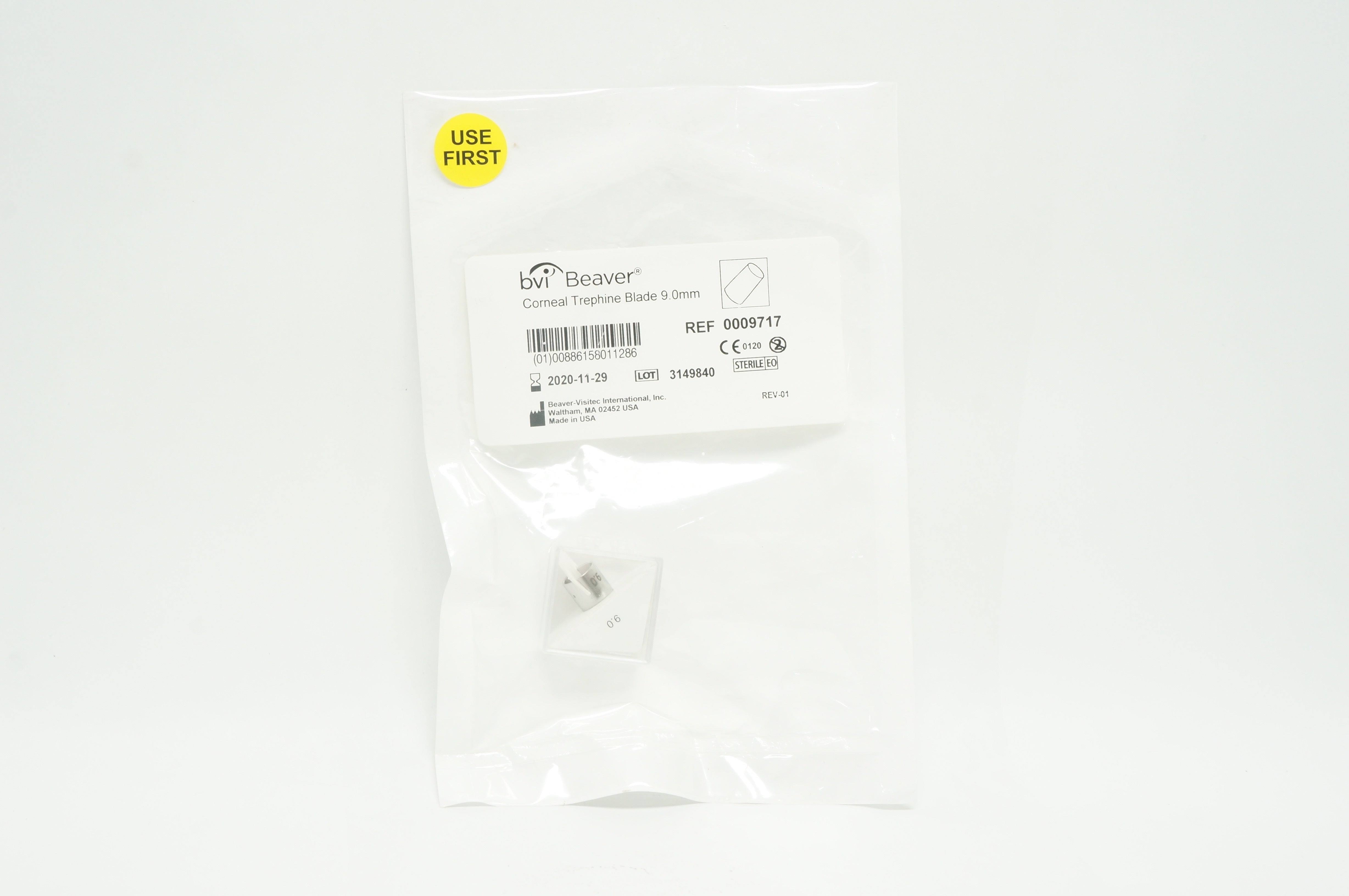 BVI Beaver 0009717 Corneal Trephine Blade 9.0mm (x)