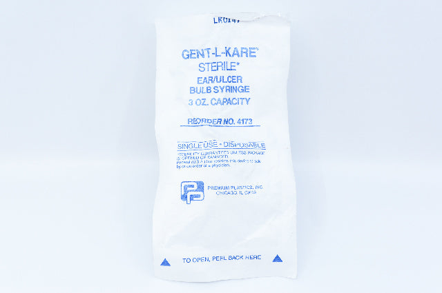 Premium Plastics 4173 GENT-L-KARE Ear/Ulcer Bulb Syringe 3 oz.