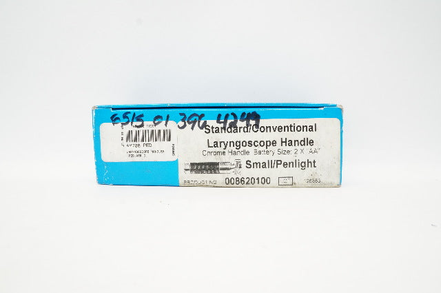 Rusch 008620100 Laryngoscope Handle, Standard/Conventional, Small/Penlight