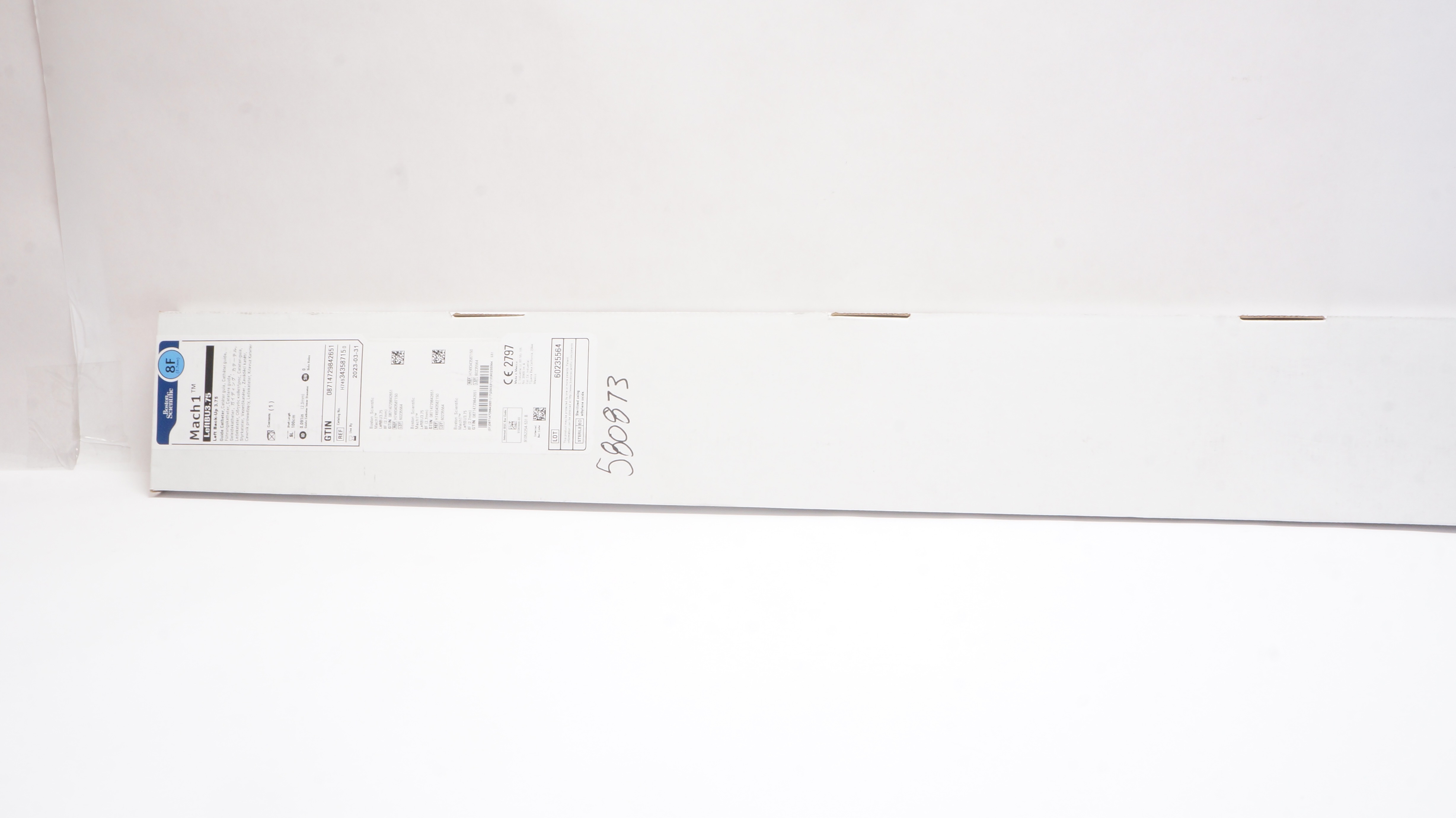 Boston Scientific 34358715 Mach1 LeftBU3.75 Guide Cath. 8F (x)