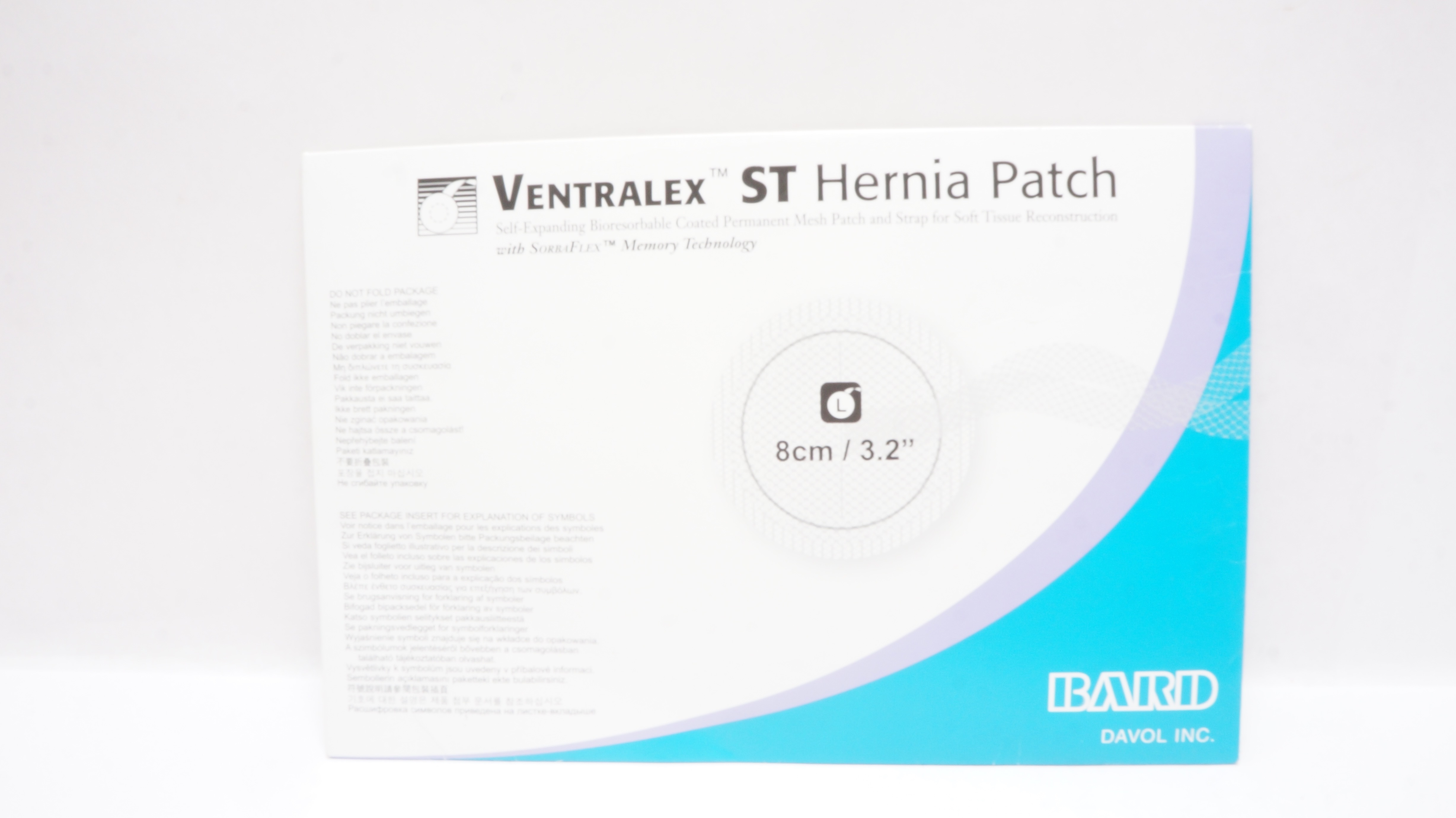 Bard 5950009 Davol Ventralex ST Hernia Patch Large Circle With Strap 3.2inch (x)