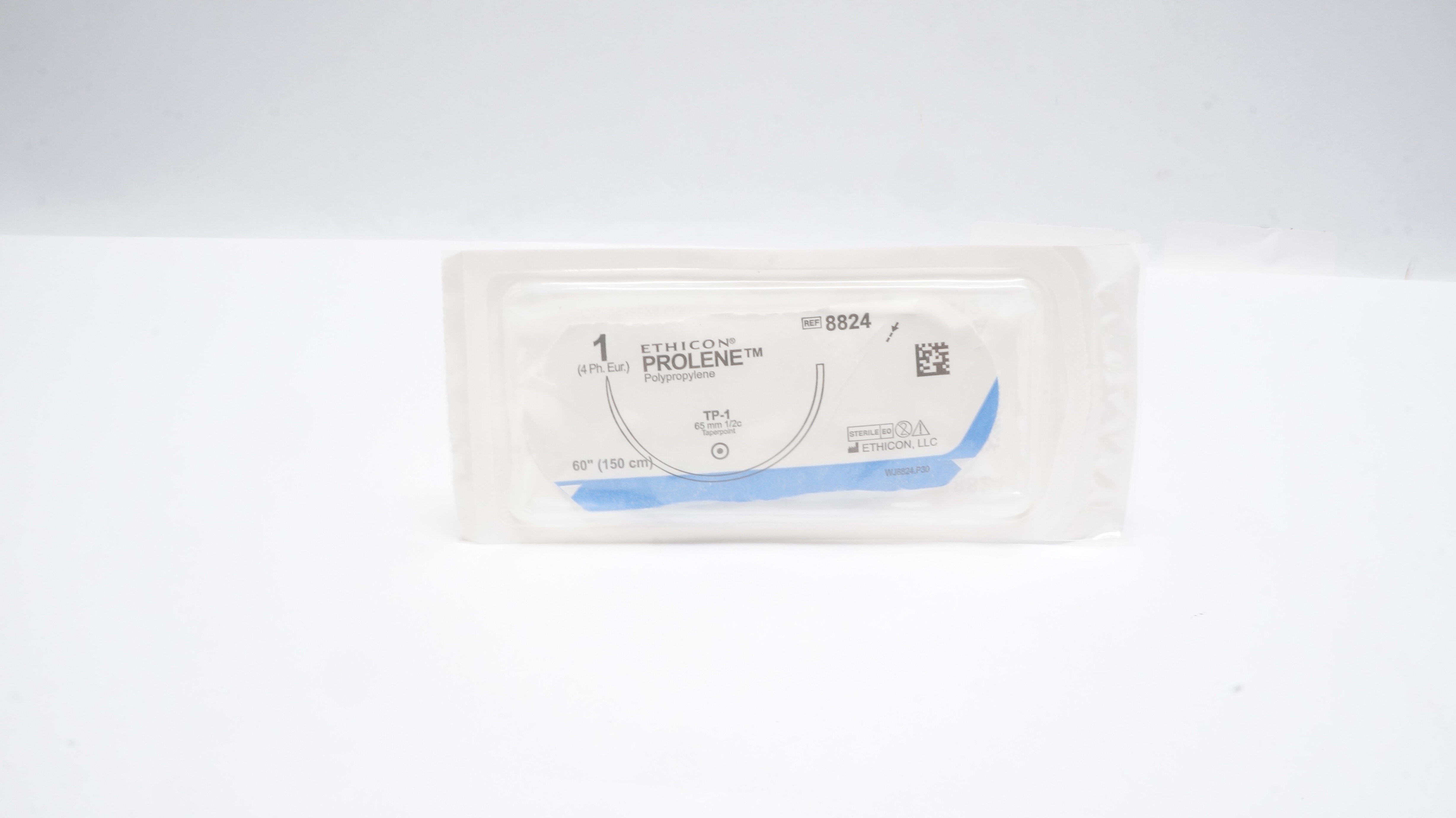 Ethicon 8824 1 PROLENE Polypropylene Stre TP-1 65mm 1/2c Taperpoint, 60inch