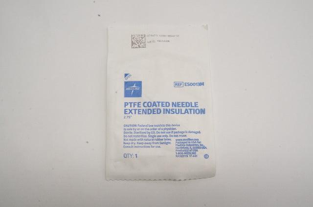 Medline ES0013M PTFE Coated Ndle Extended Insulation 2.75inch