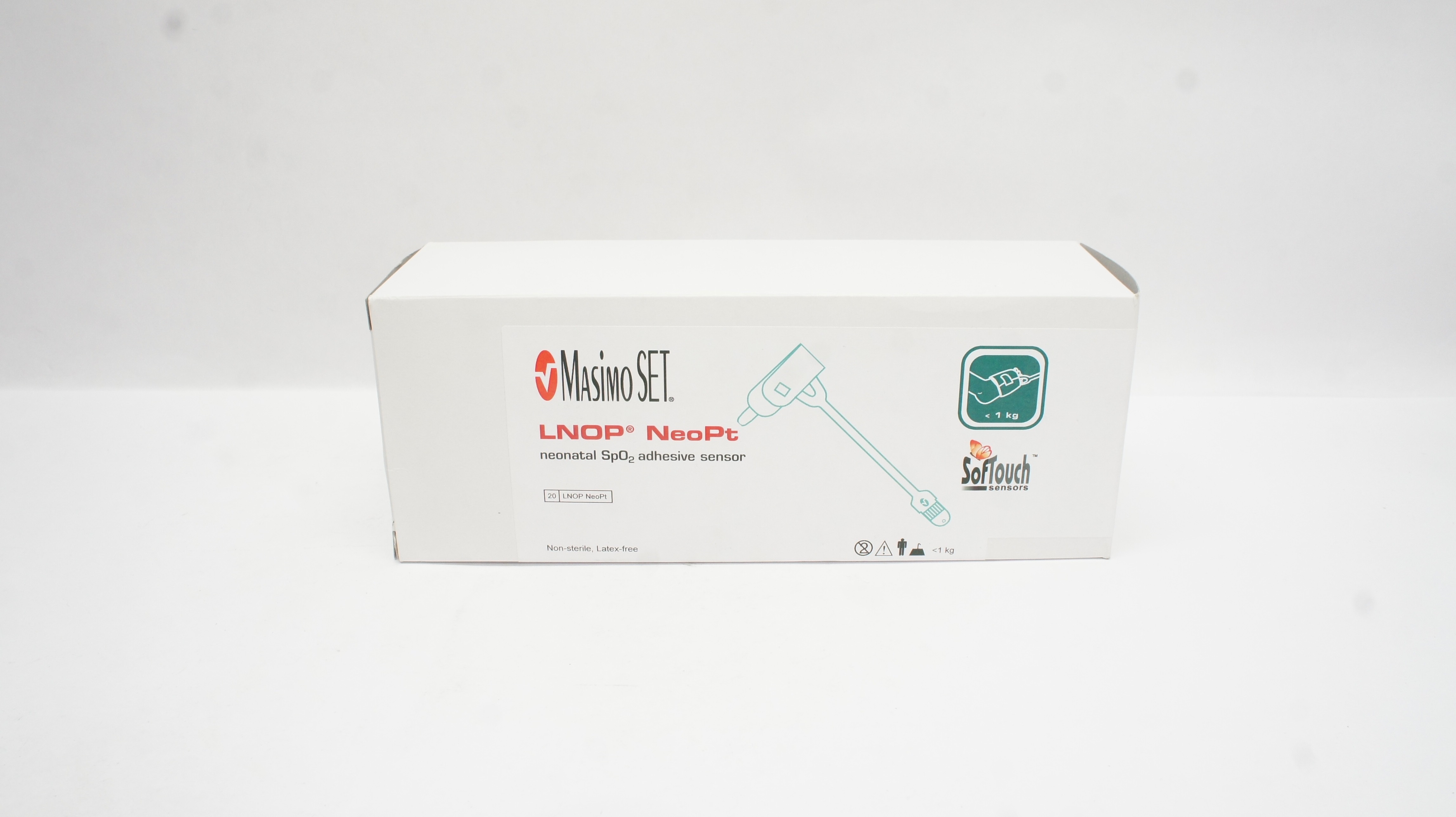 Masimo Set 1003 Lnop NeoPt Neonatal SpO2 Adhensive Sensor - Box of 20