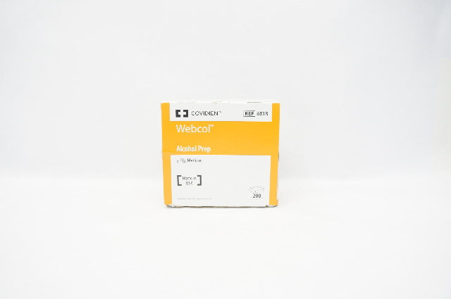 Covidien 6818 Webcol Alcohol Prep, 2Ply Medium - Box of 172