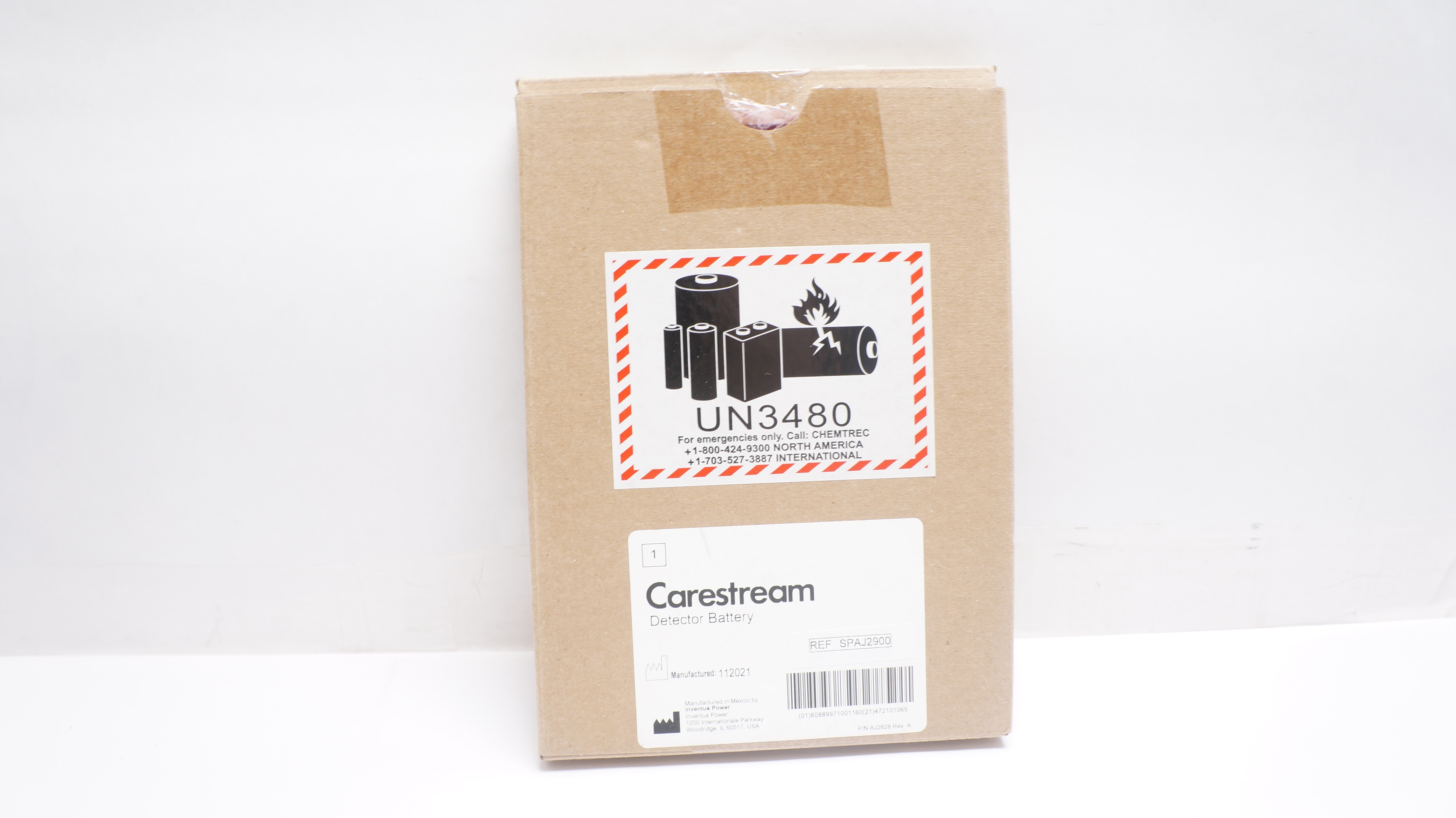 Inventus Power SPAJ2900 Carestream Detector Battery
