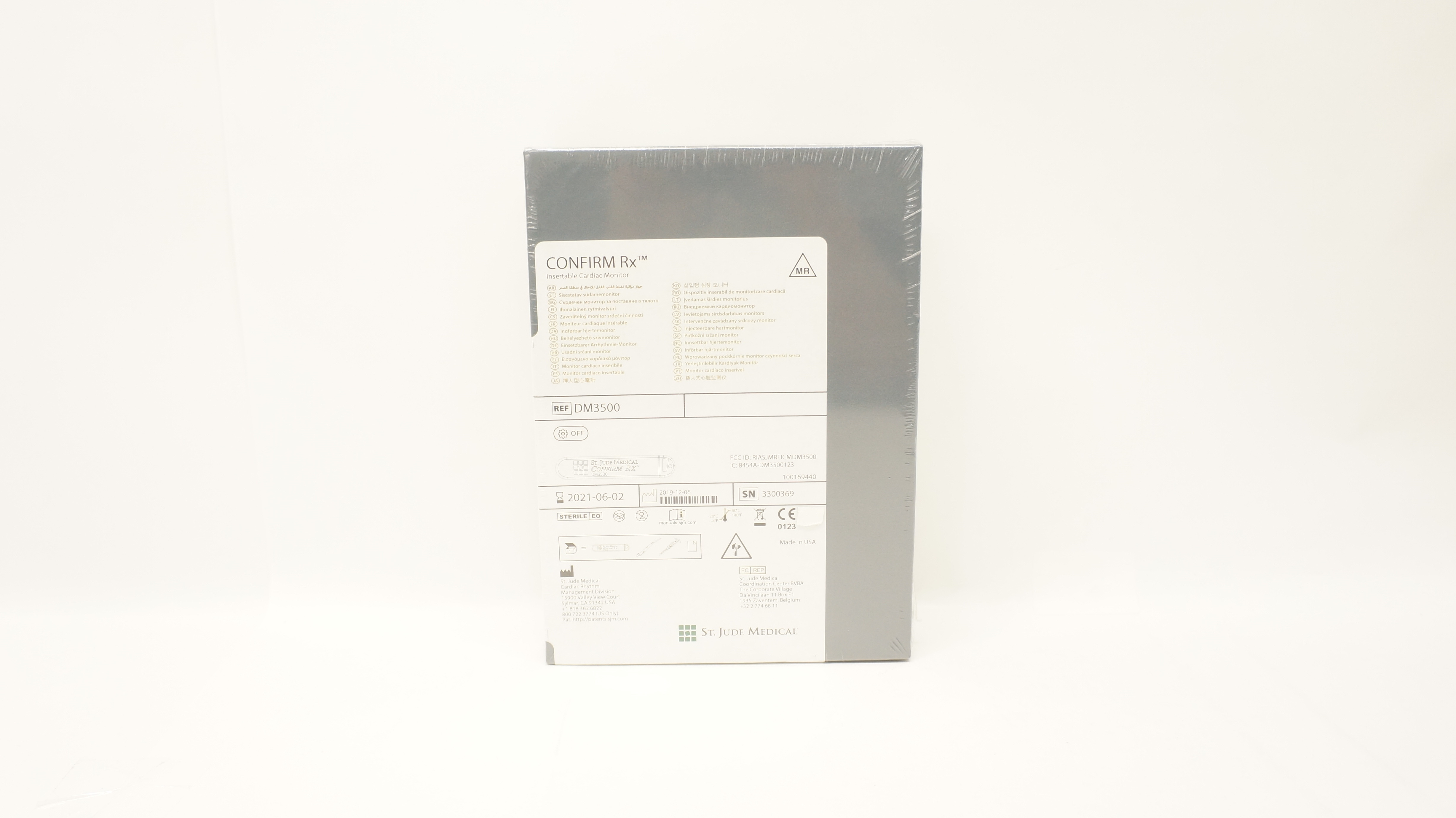 St. Jude Medical DM3500 Confirm Rx Insertable Cardiac Monitor (x)