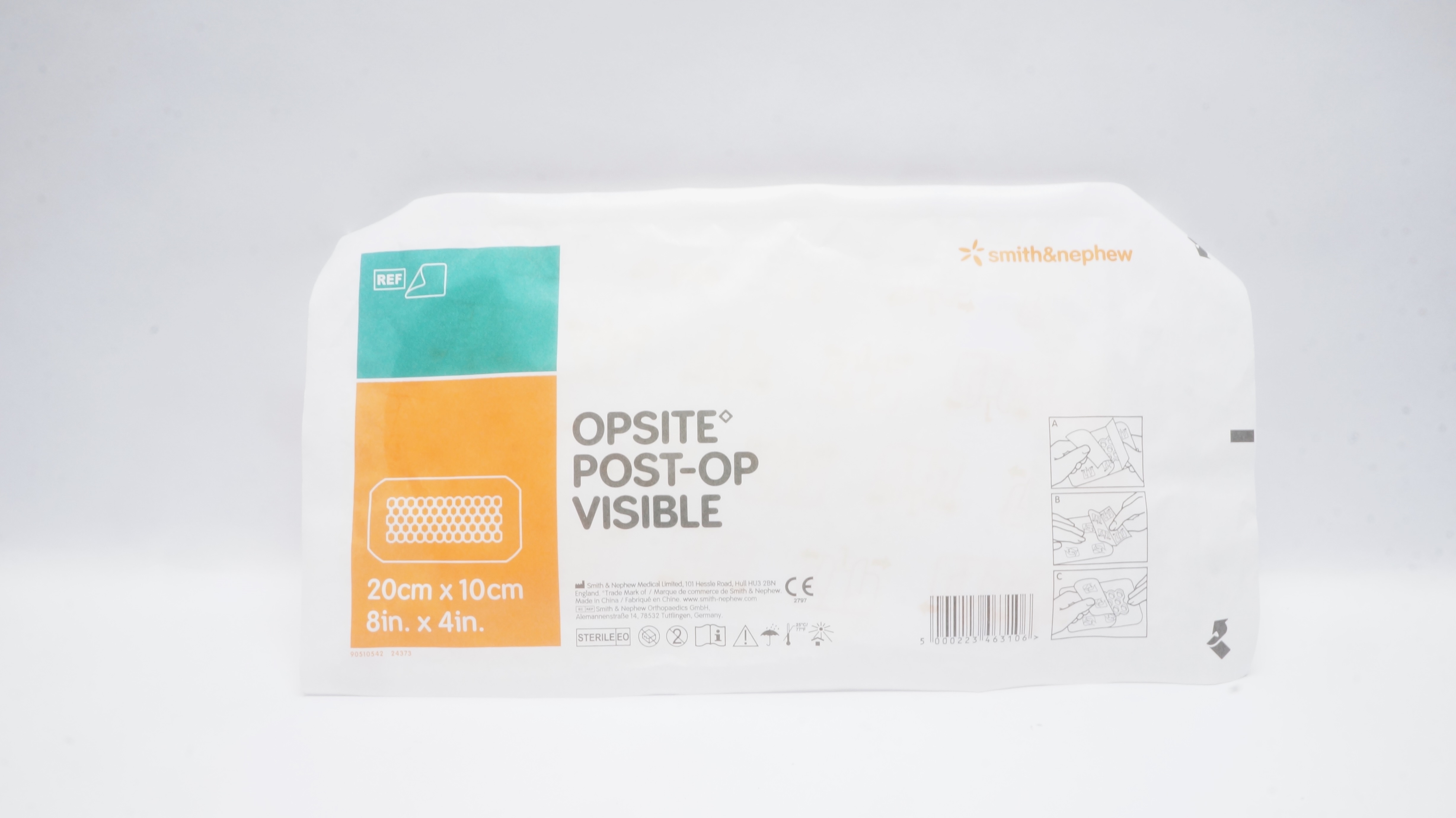Smith&Nephew 66800138 Opsite Post-Op Visible Foam Dressing 8inch x 4inch (x)