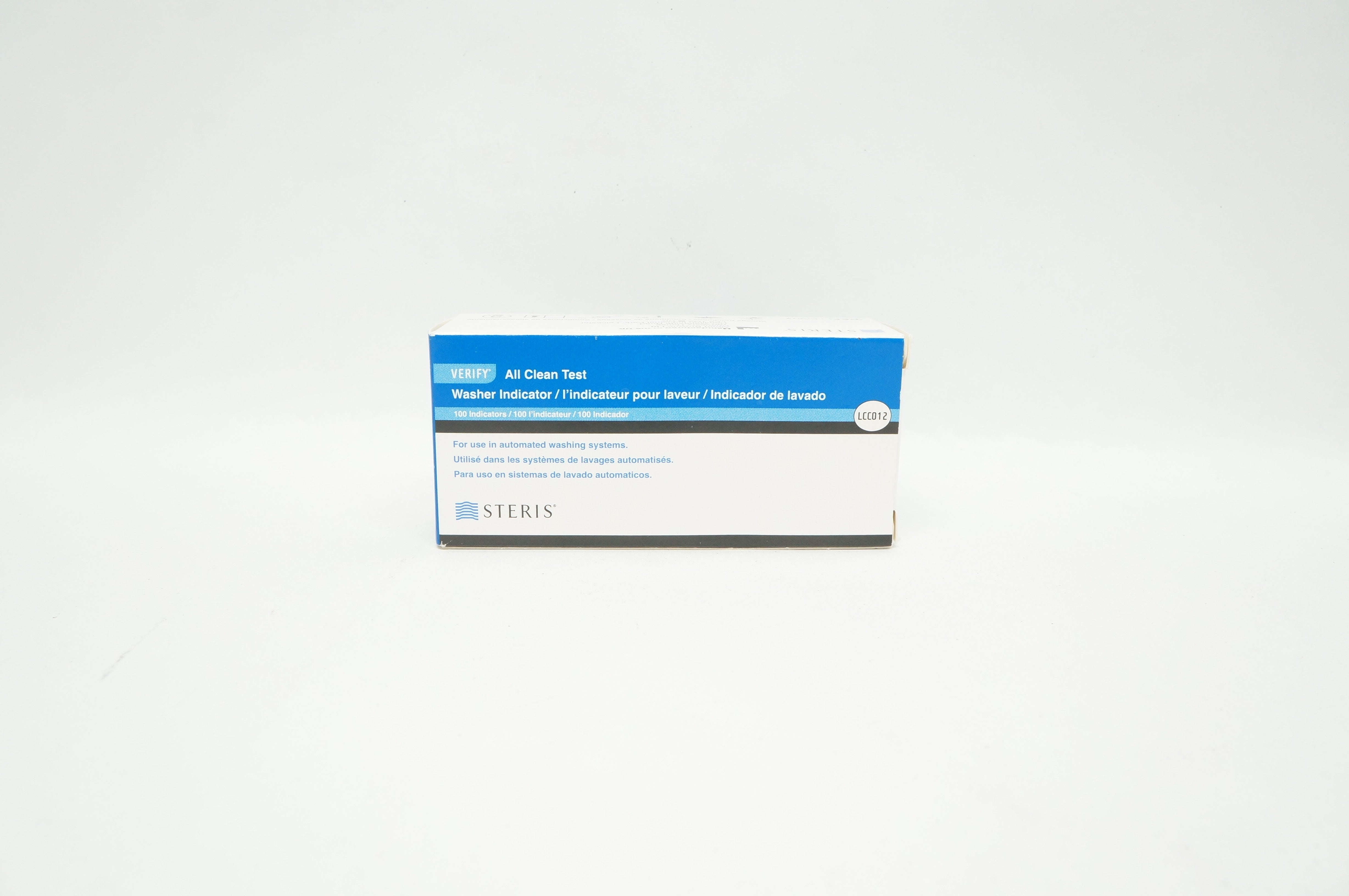 Steris LCC012 Indicator Verify All Clean Test (x) - Box of 100